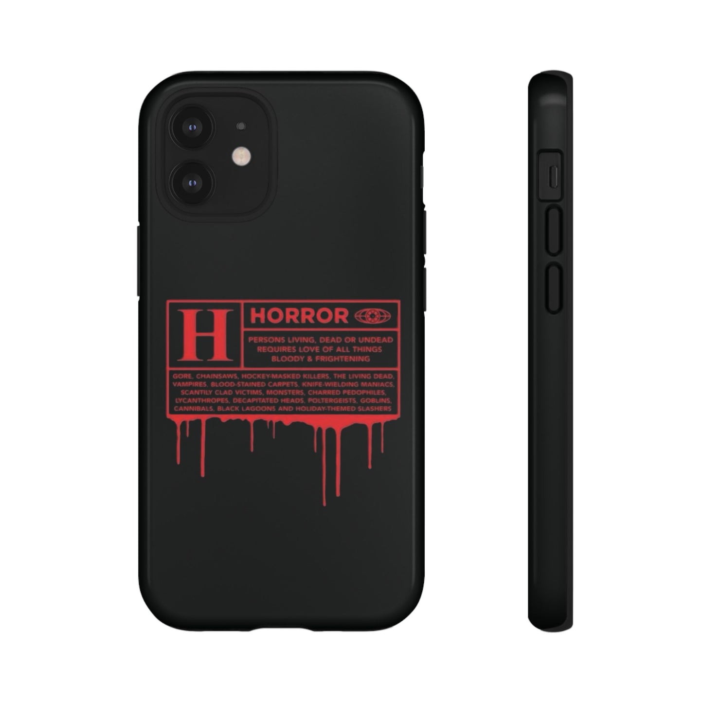 Horror Movie Rating Phone Case