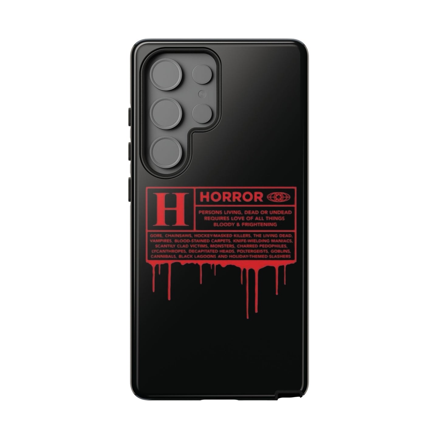 Horror Movie Rating Phone Case