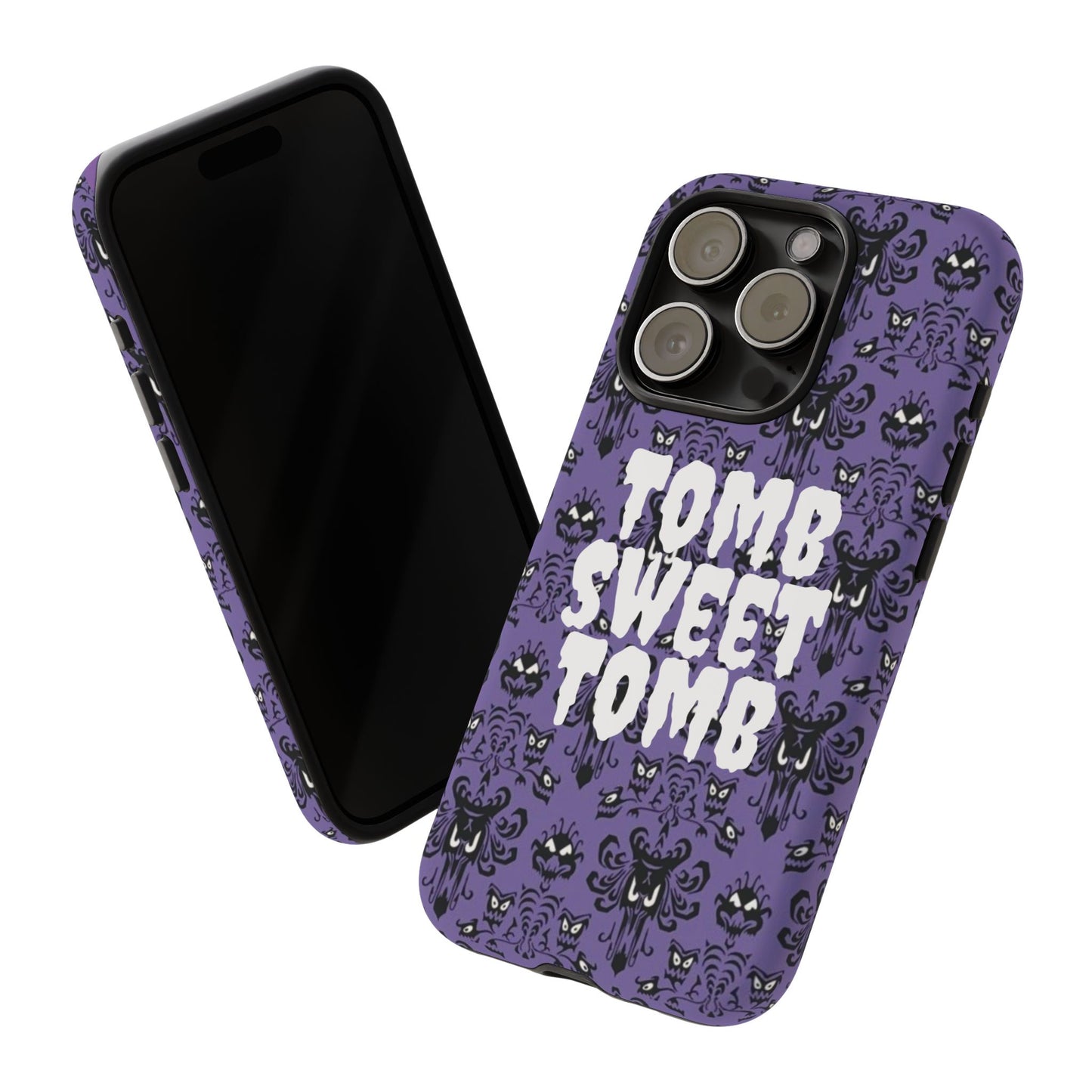 Phone Case - Disney Haunted Mansion Wallpaper Tomb Sweet Tomb