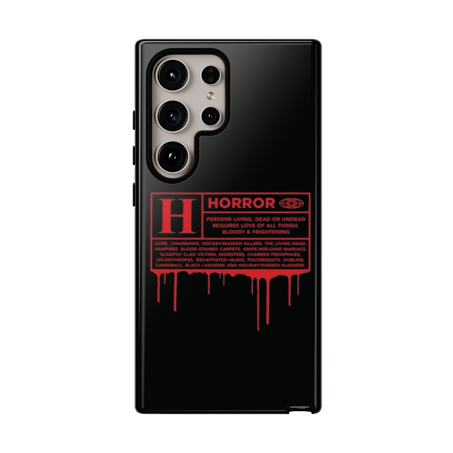 Horror Movie Rating Phone Case