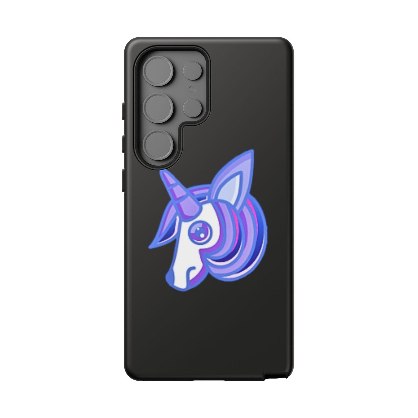 Gothic Unicorn Hard Phone Case for I Phone and Galaxy