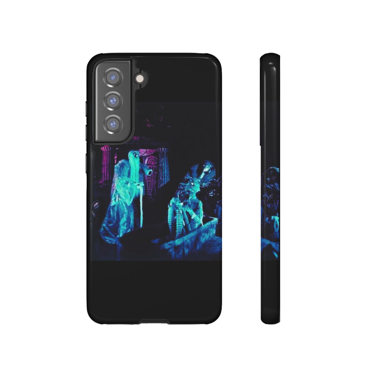 Haunted Mansion Mummy Scene Hard Phone Case for iPhone and Galaxy