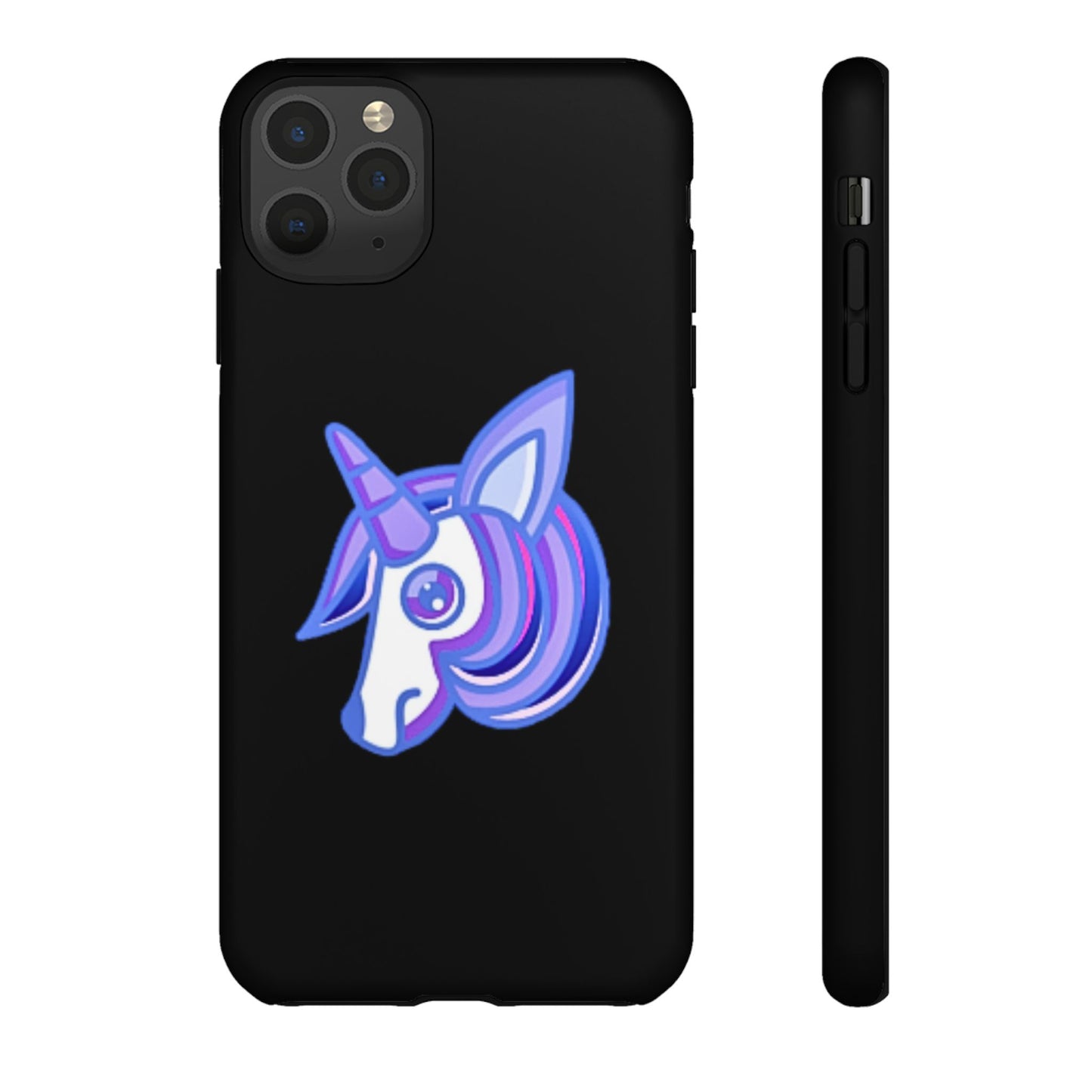 Gothic Unicorn Hard Phone Case for I Phone and Galaxy