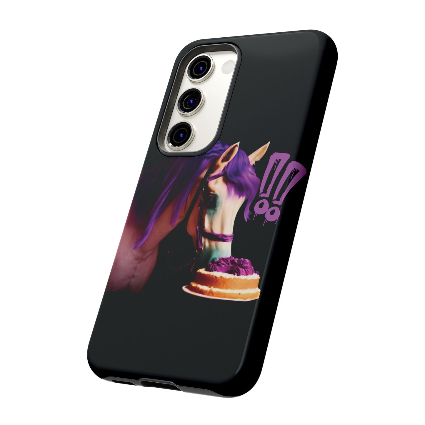 Marie Antoinette Style Horse With Cake Phone Case  for I Phone and Galaxy