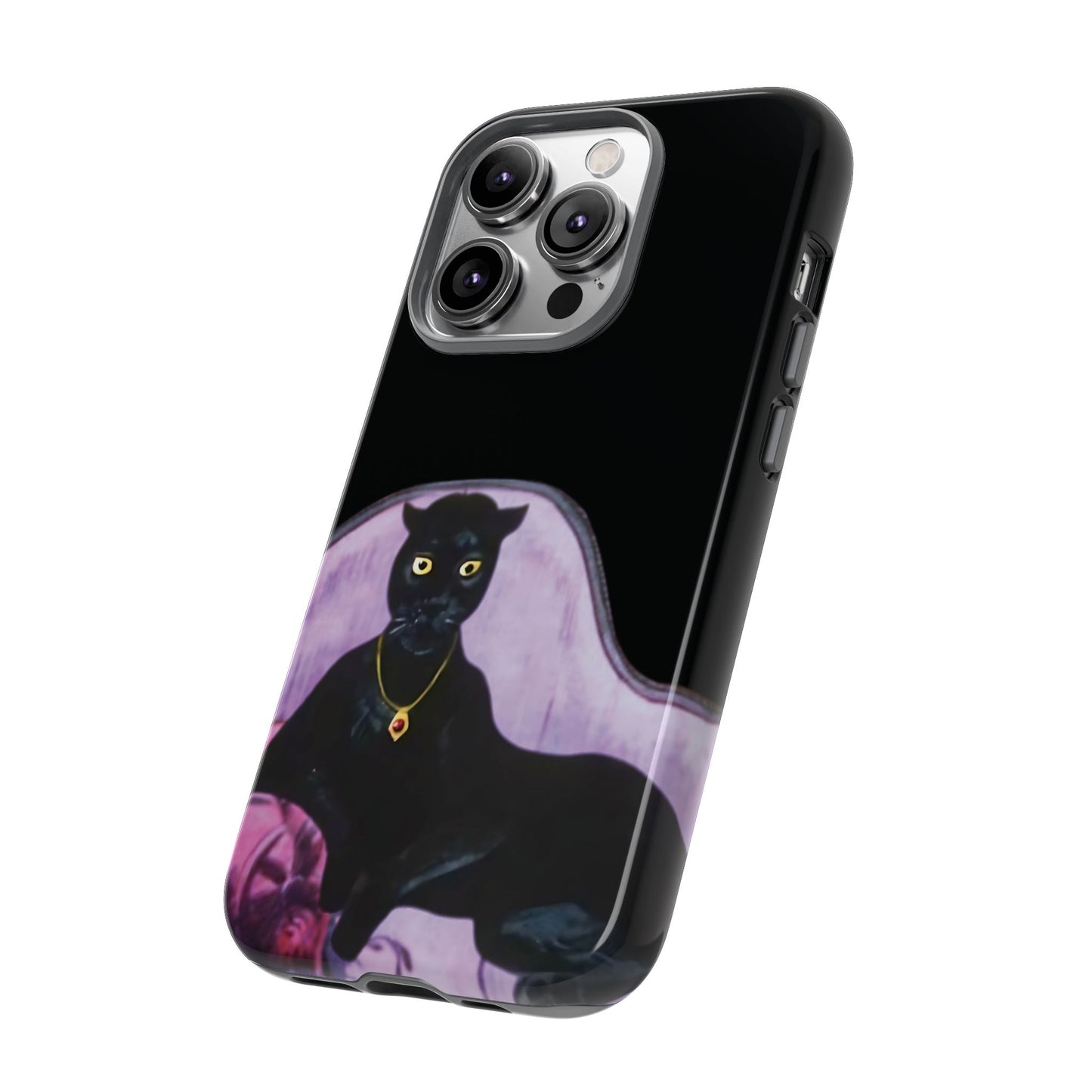 Haunted Mansion Panther Cat Lady Phone Case IPhone and Galaxy