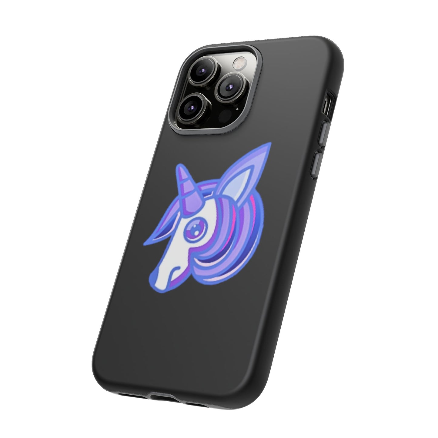 Gothic Unicorn Hard Phone Case for I Phone and Galaxy