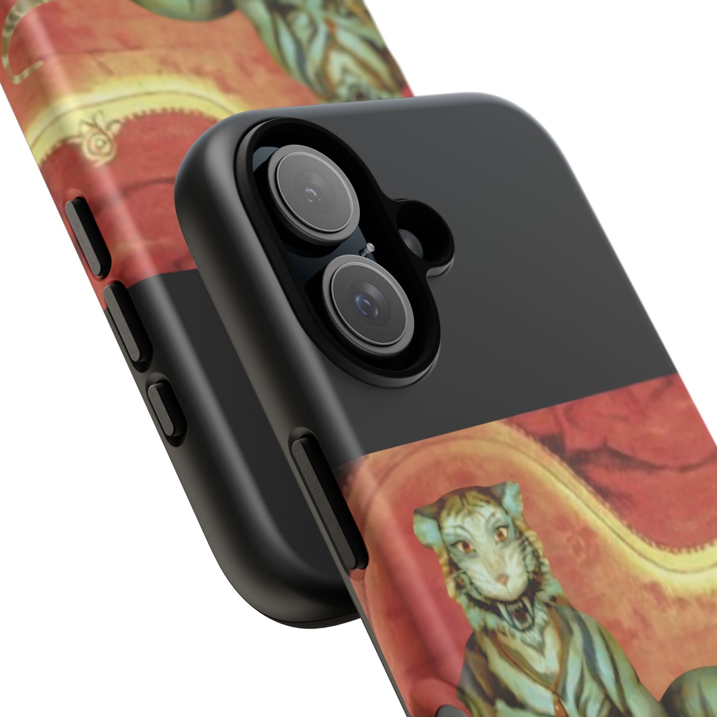 Phone Case - Tiger Lady Changing Portrait Disney Haunted Mansion Hallway Galaxy and iPhone