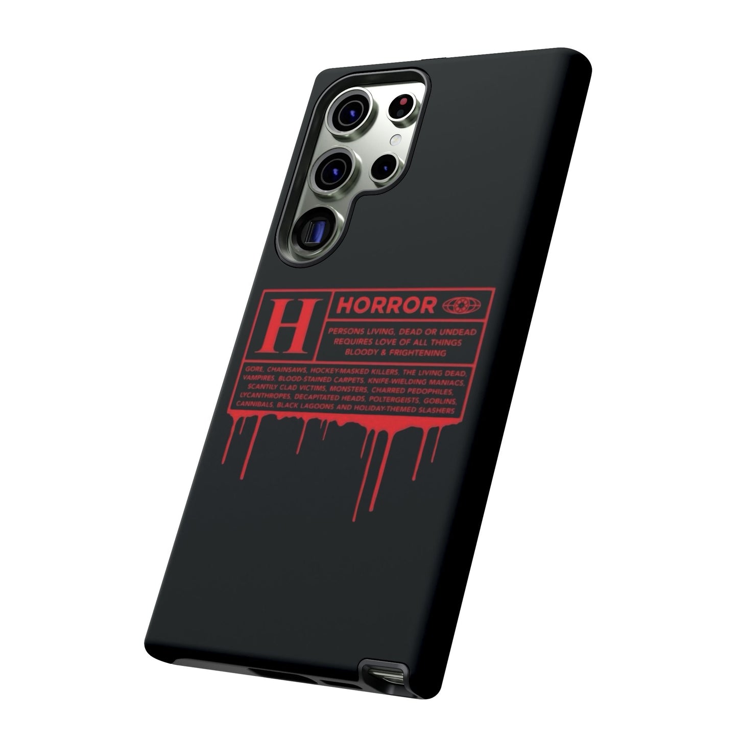 Horror Movie Rating Phone Case