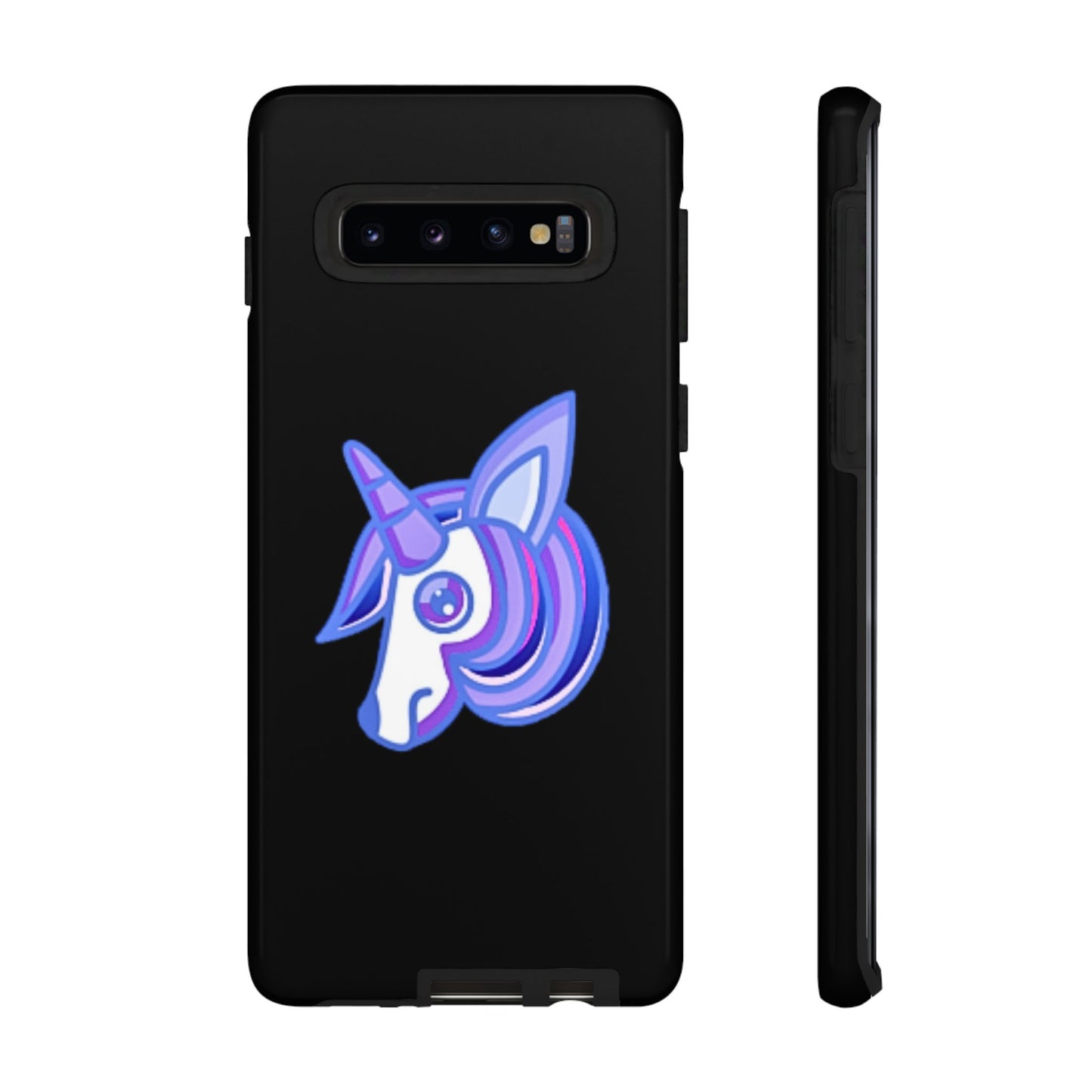 Gothic Unicorn Hard Phone Case for I Phone and Galaxy