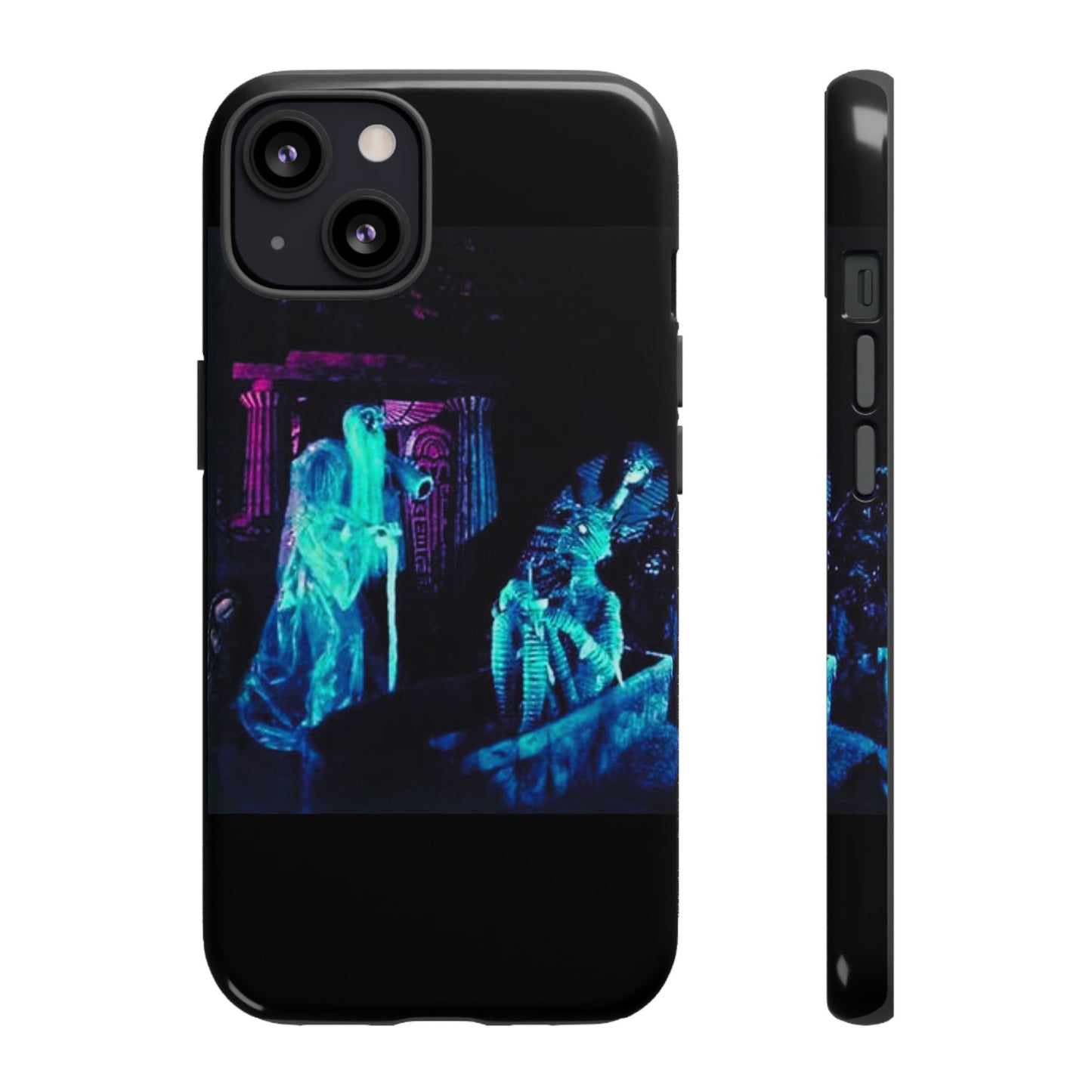 Haunted Mansion Mummy Scene Hard Phone Case for iPhone and Galaxy