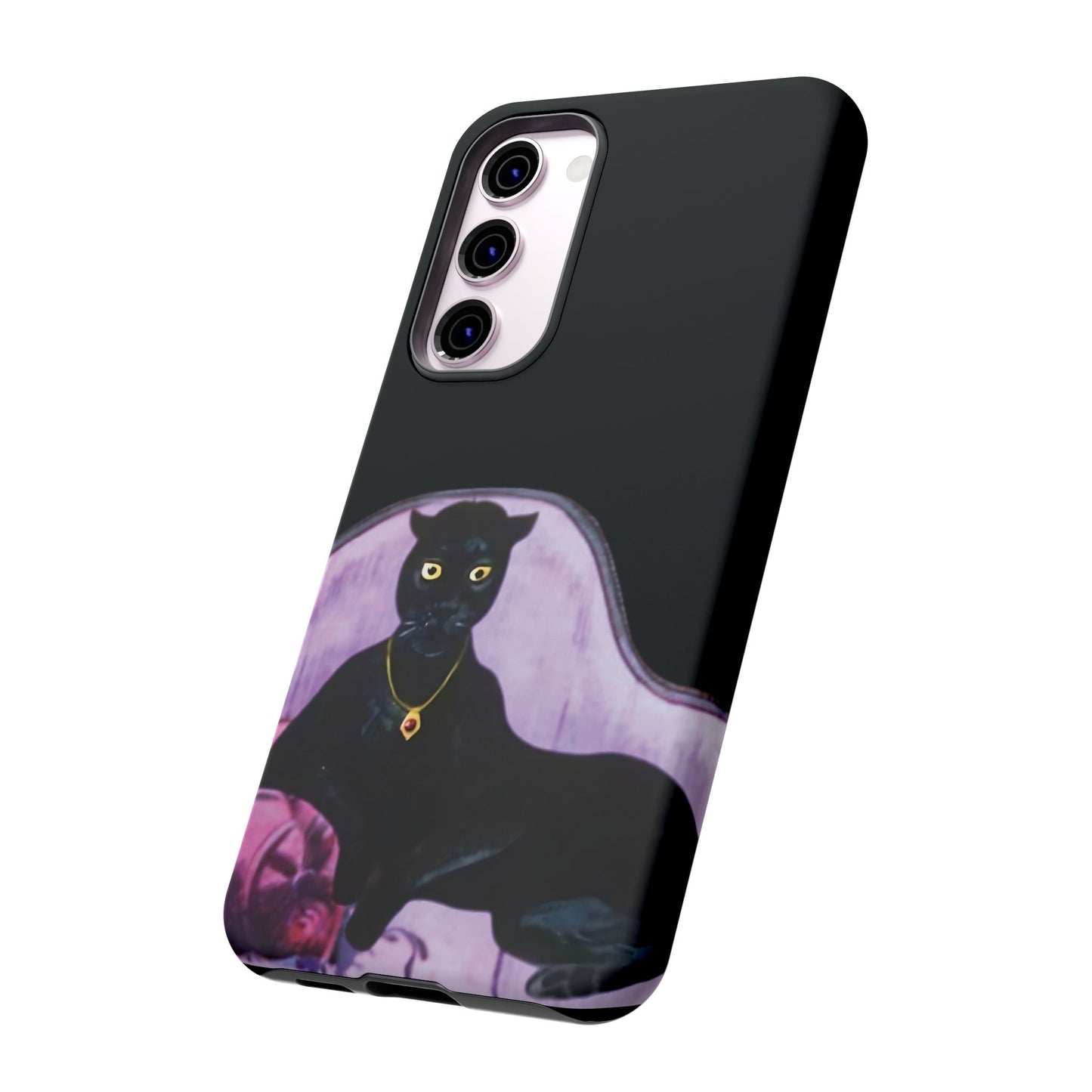 Haunted Mansion Panther Cat Lady Phone Case IPhone and Galaxy