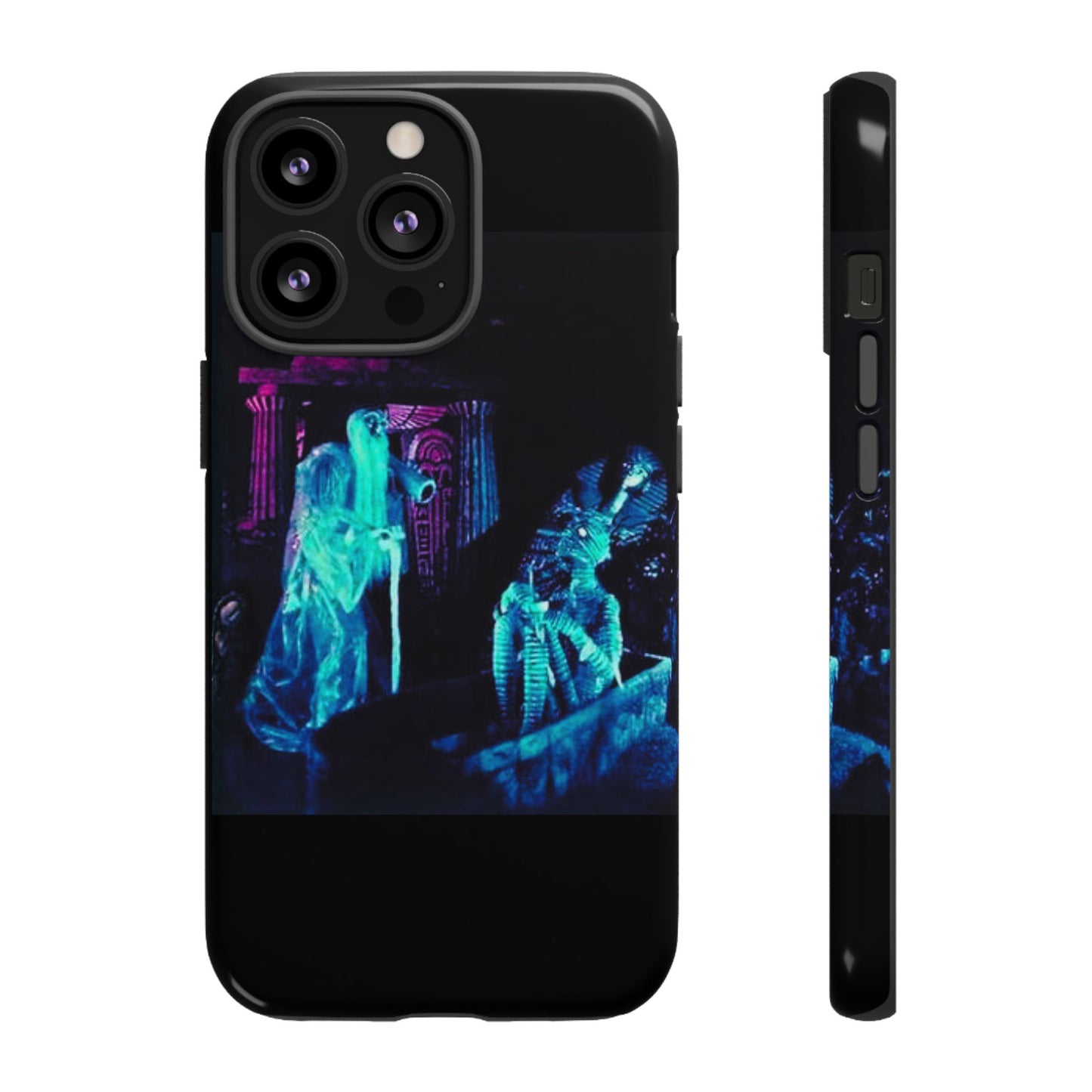 Haunted Mansion Mummy Scene Hard Phone Case for iPhone and Galaxy