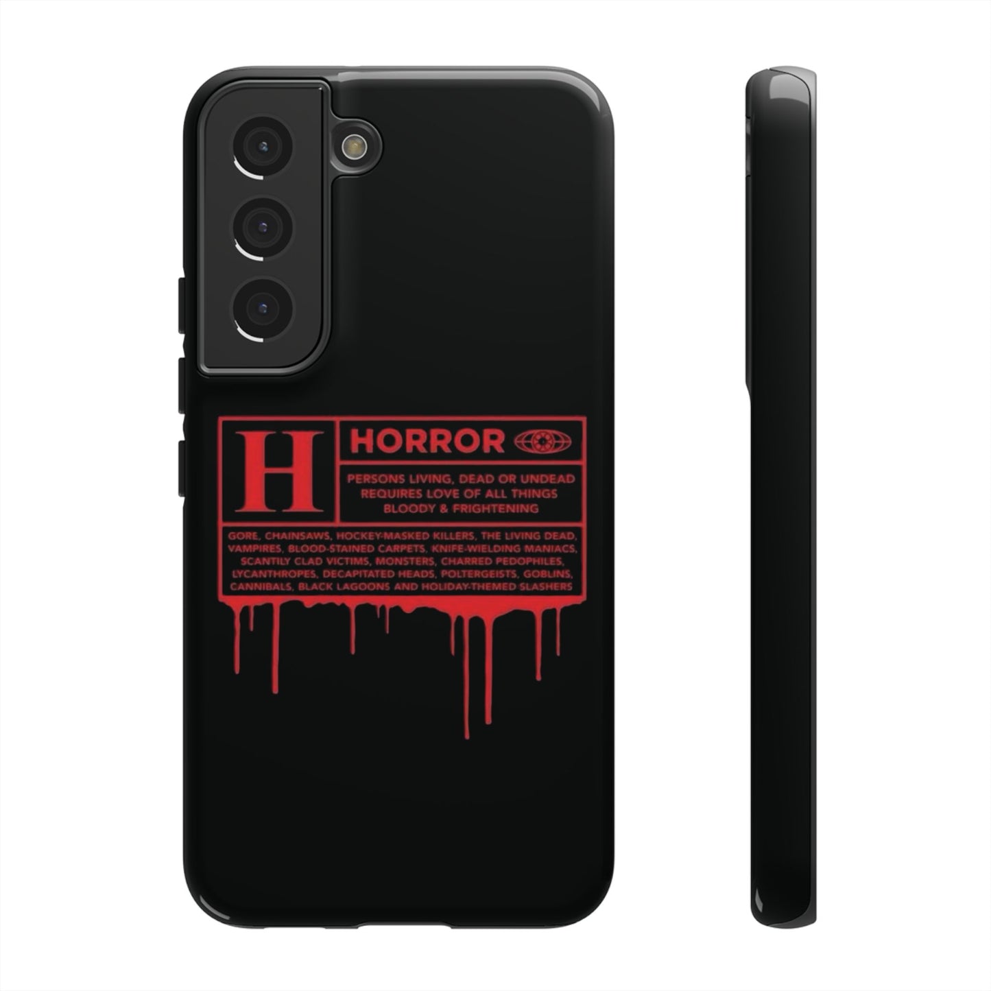 Horror Movie Rating Phone Case