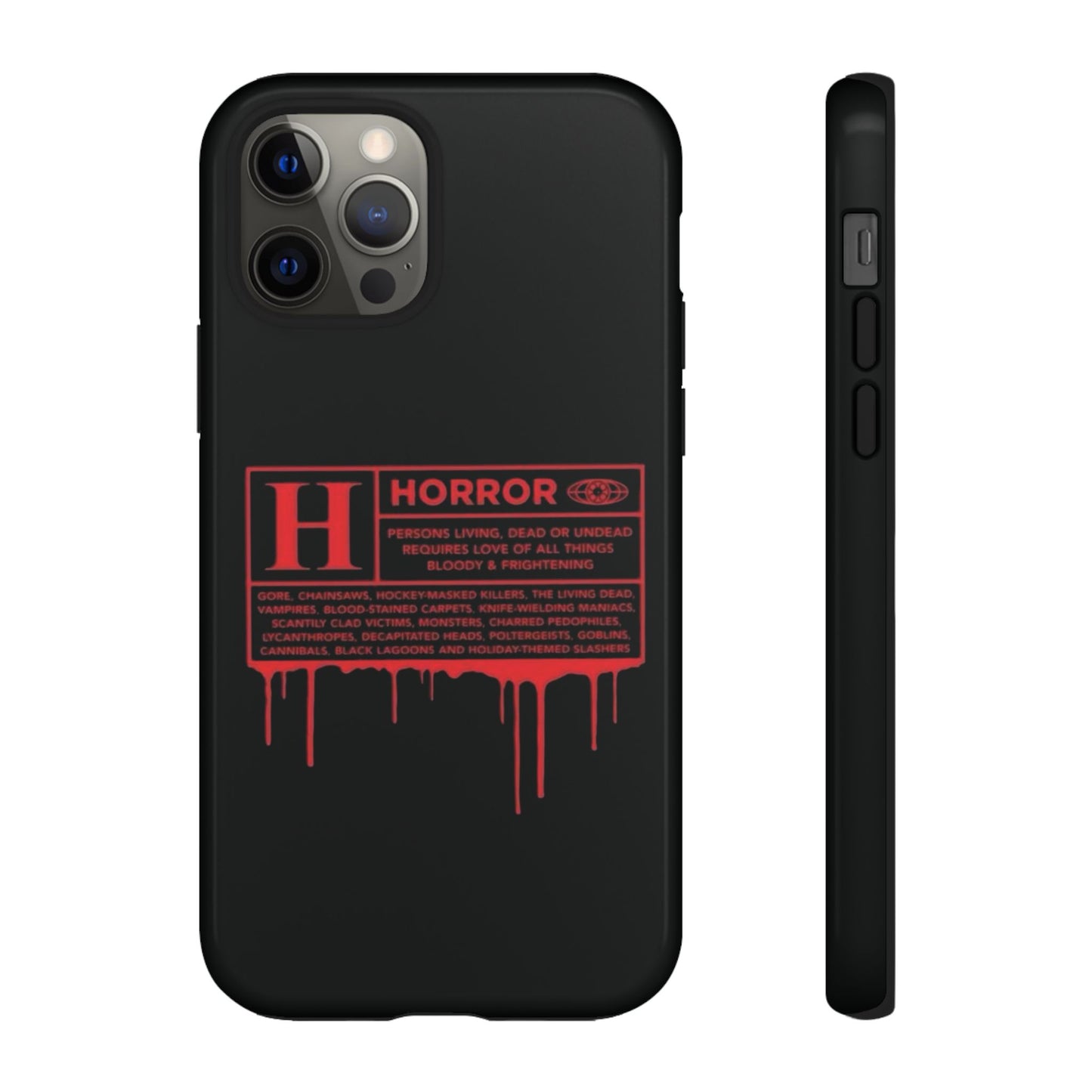 Horror Movie Rating Phone Case