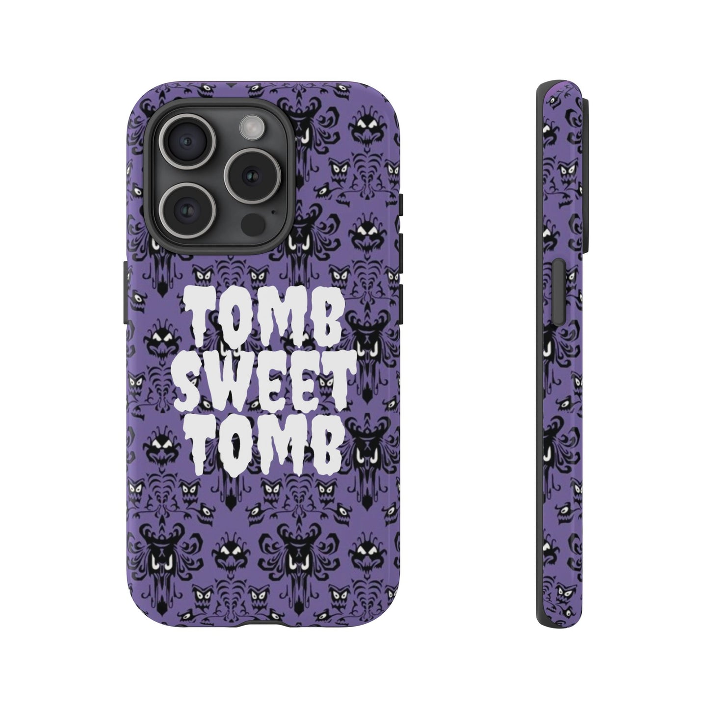 Phone Case - Disney Haunted Mansion Wallpaper Tomb Sweet Tomb