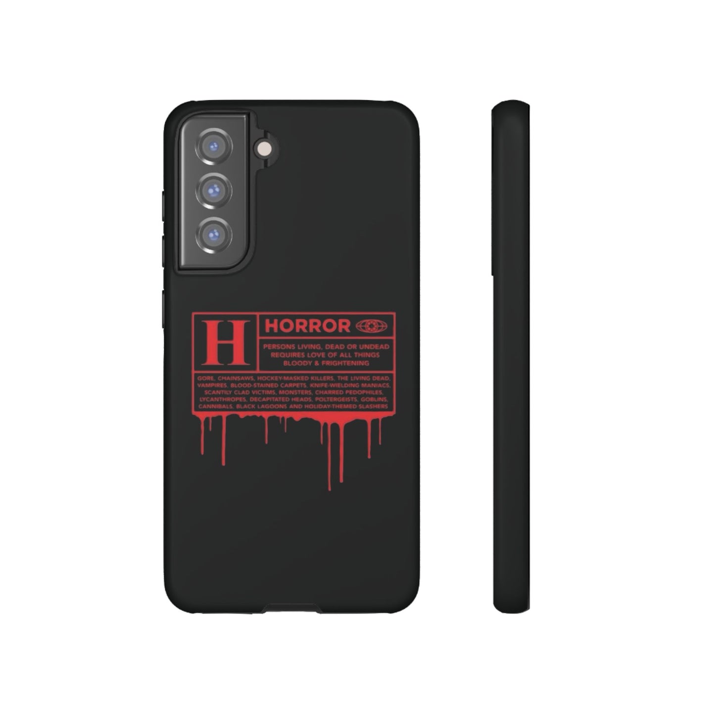 Horror Movie Rating Phone Case