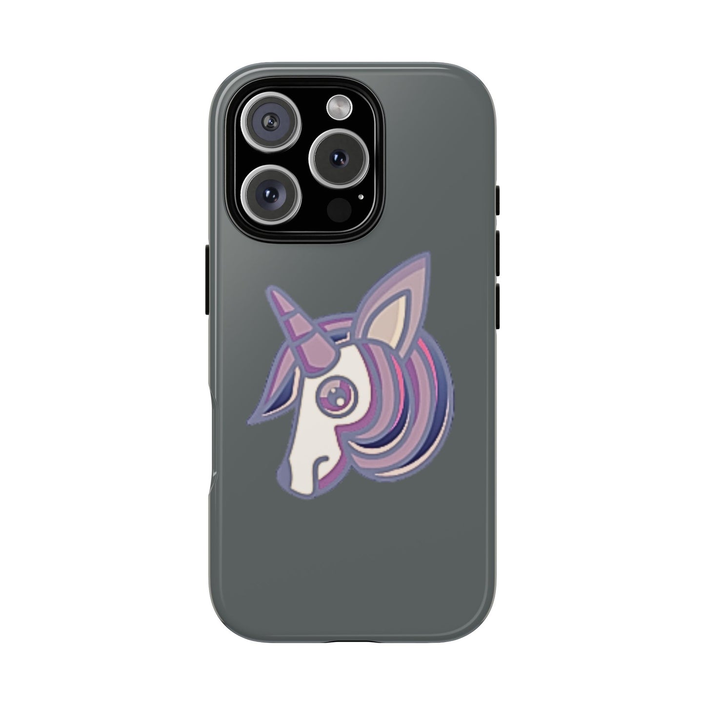 Gothic Unicorn Hard Phone Case for I Phone and Galaxy