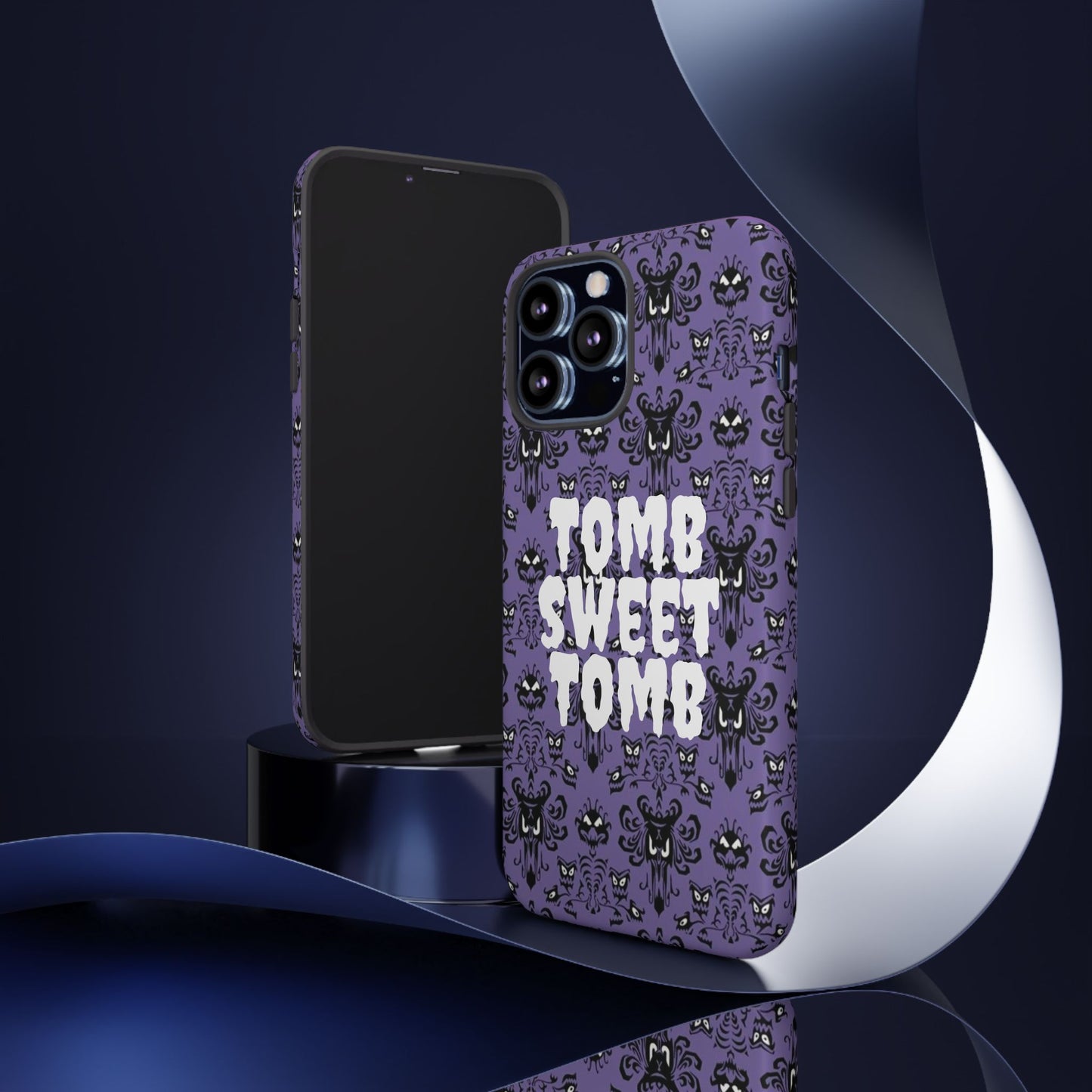 Phone Case - Disney Haunted Mansion Wallpaper Tomb Sweet Tomb