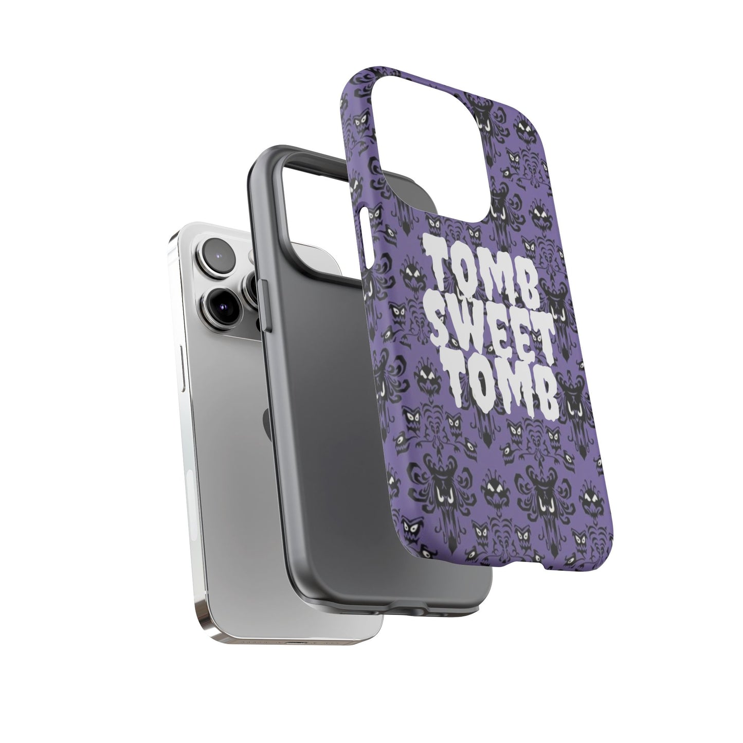 Phone Case - Disney Haunted Mansion Wallpaper Tomb Sweet Tomb