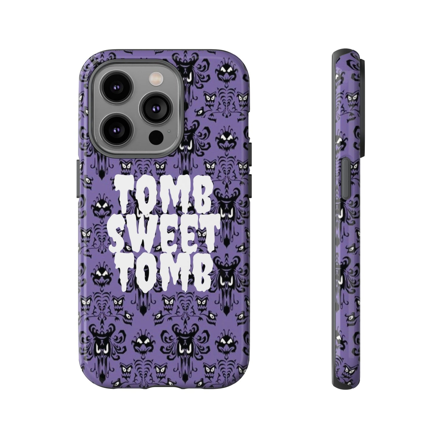 Phone Case - Disney Haunted Mansion Wallpaper Tomb Sweet Tomb