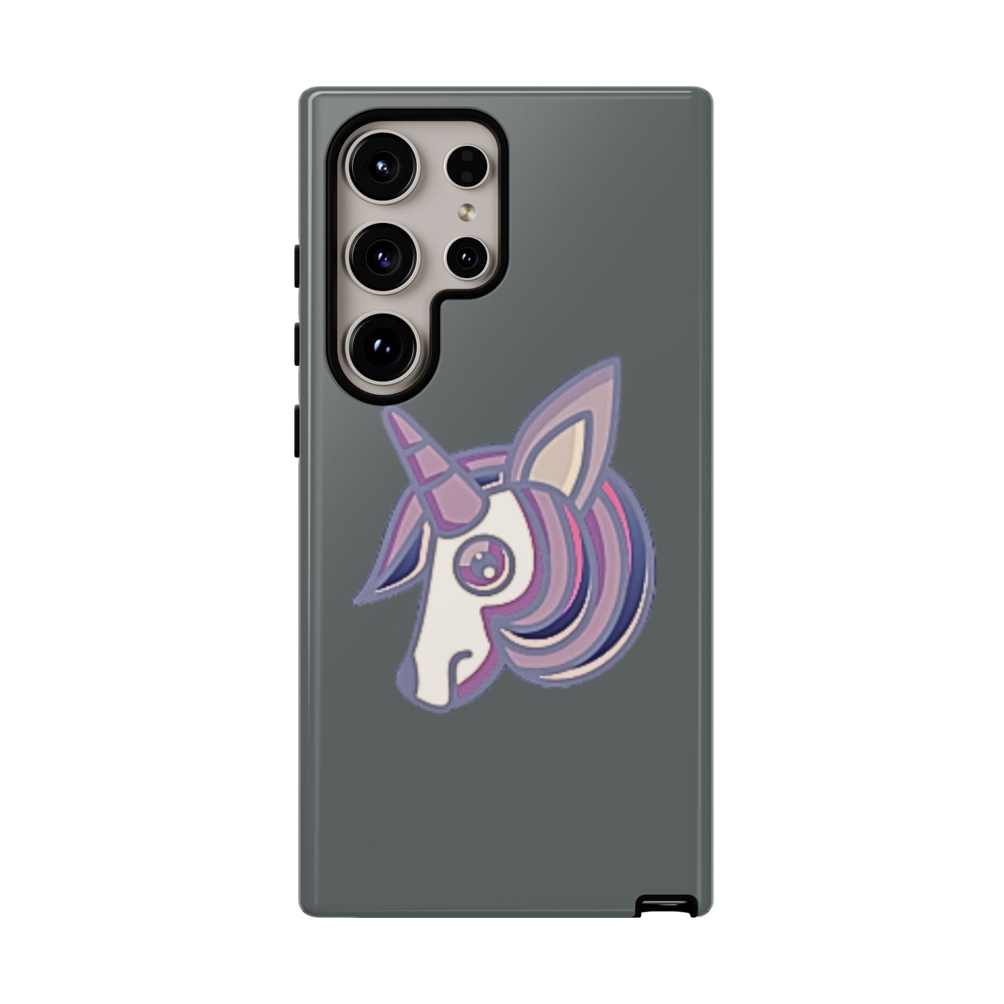 Gothic Unicorn Hard Phone Case for I Phone and Galaxy