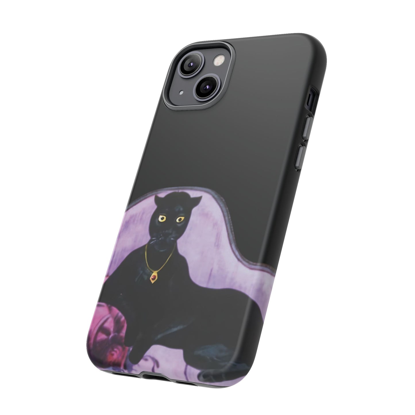 Haunted Mansion Panther Cat Lady Phone Case IPhone and Galaxy