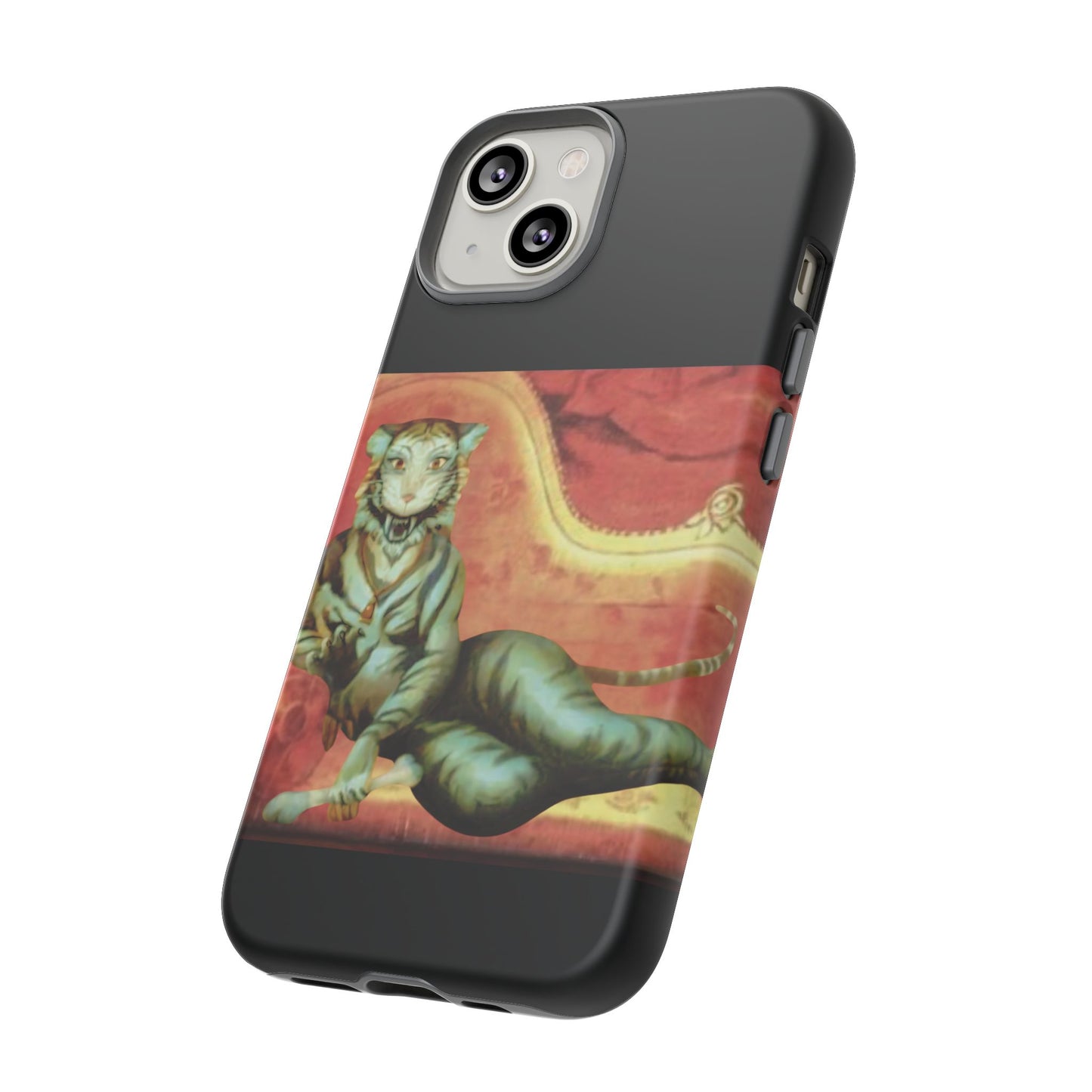 Phone Case - Tiger Lady Changing Portrait Disney Haunted Mansion Hallway Galaxy and iPhone