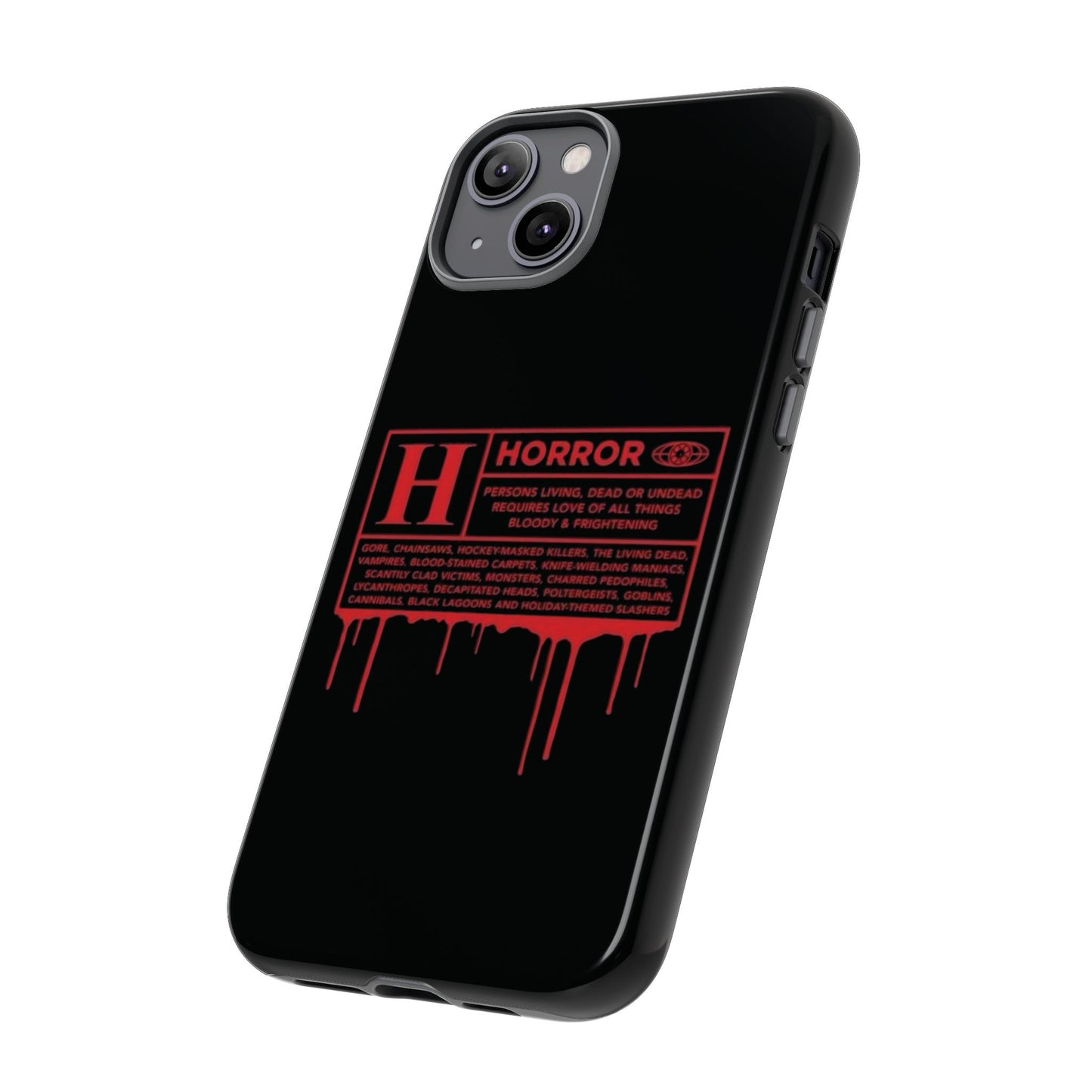 Horror Movie Rating Phone Case