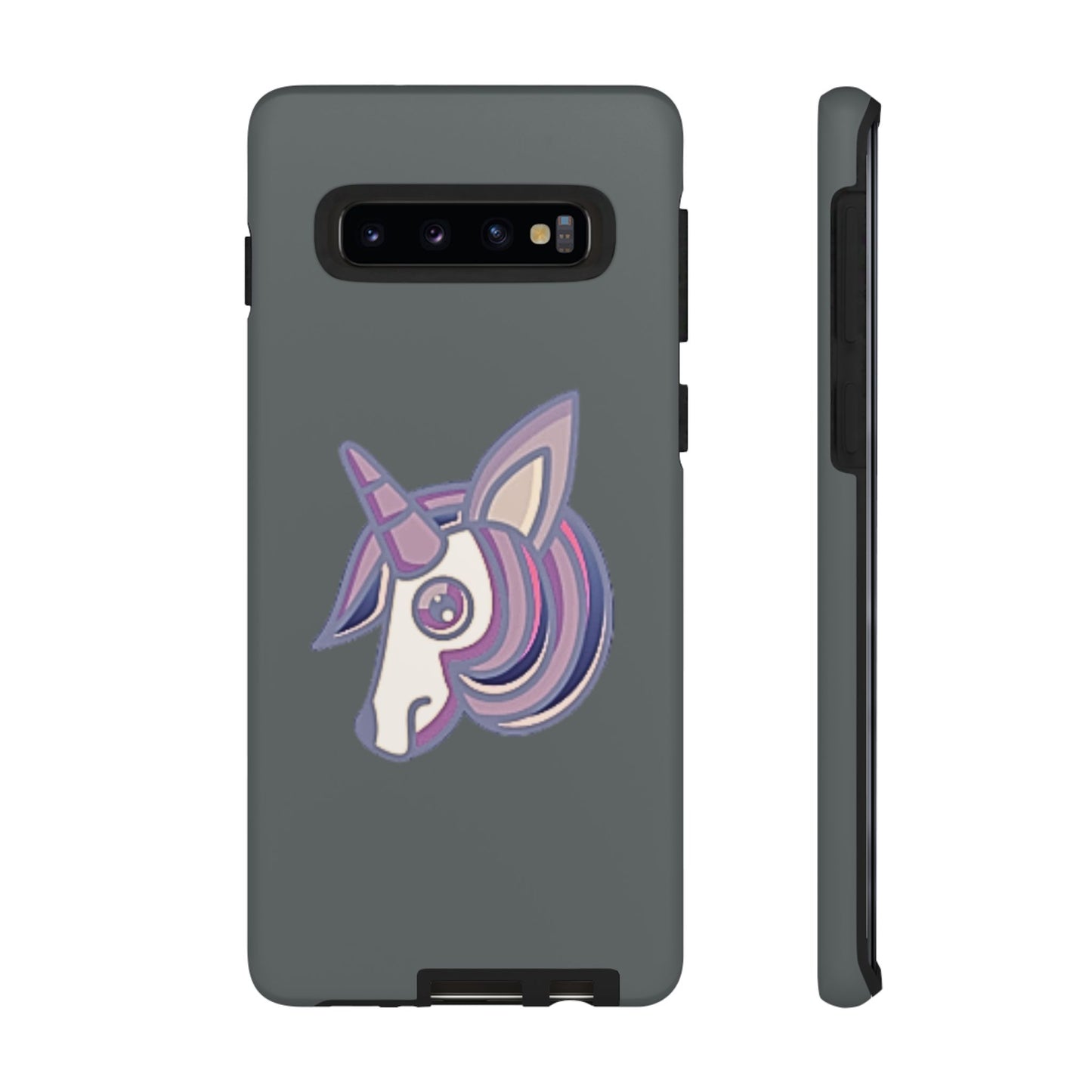 Gothic Unicorn Hard Phone Case for I Phone and Galaxy