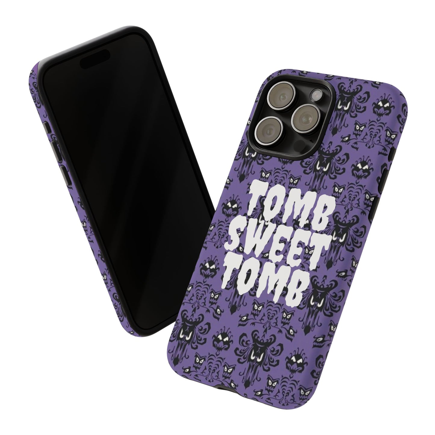 Phone Case - Disney Haunted Mansion Wallpaper Tomb Sweet Tomb