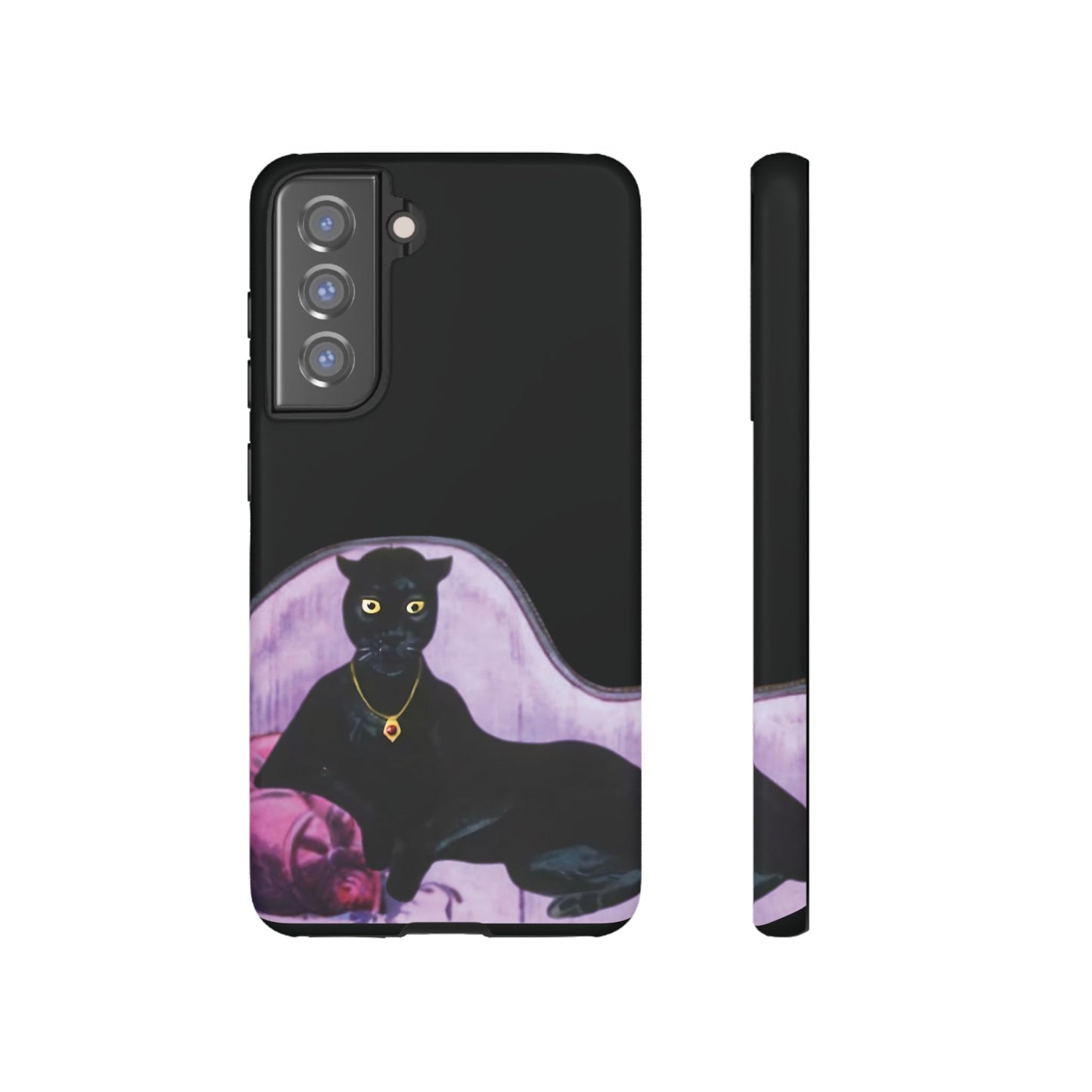 Haunted Mansion Panther Cat Lady Phone Case IPhone and Galaxy