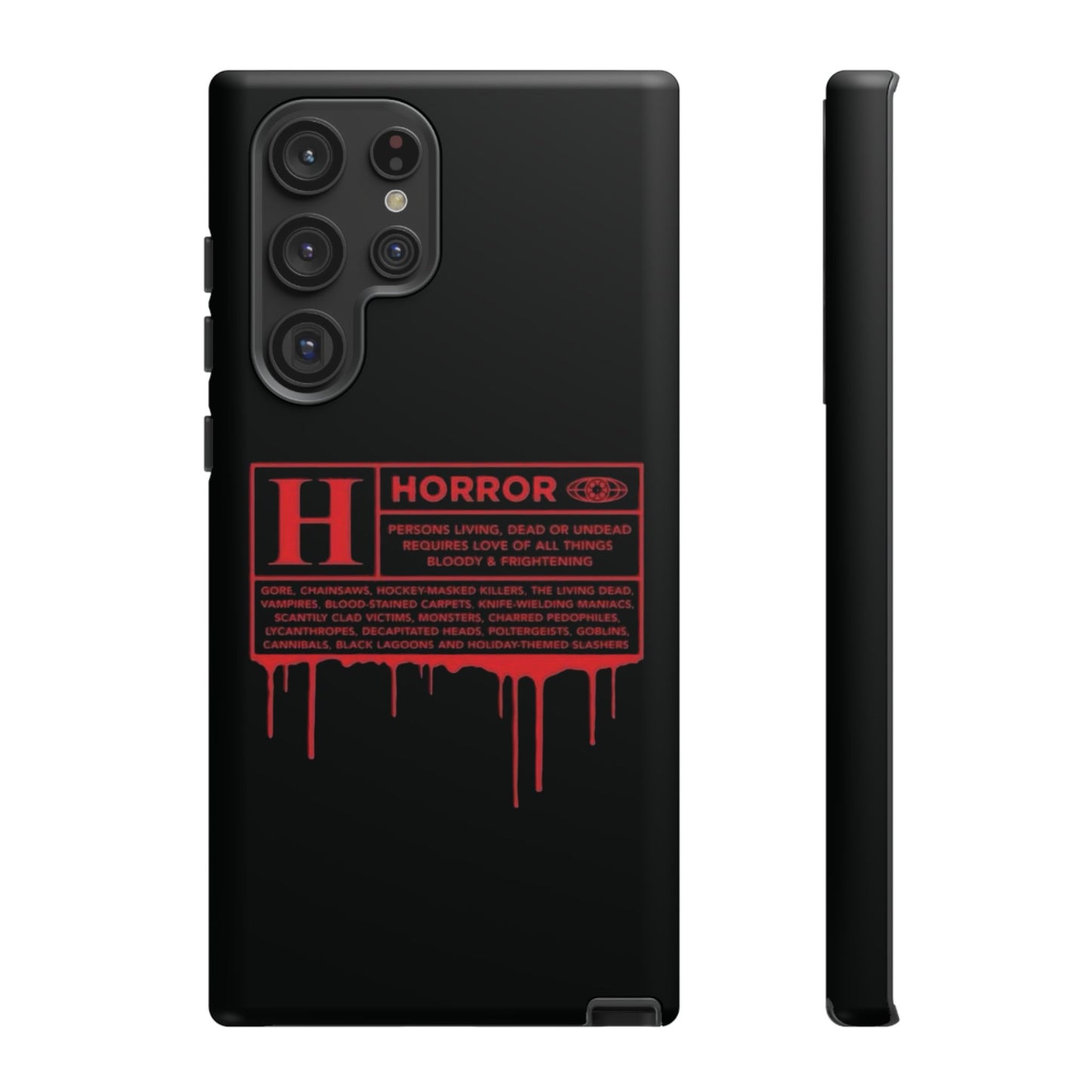 Horror Movie Rating Phone Case