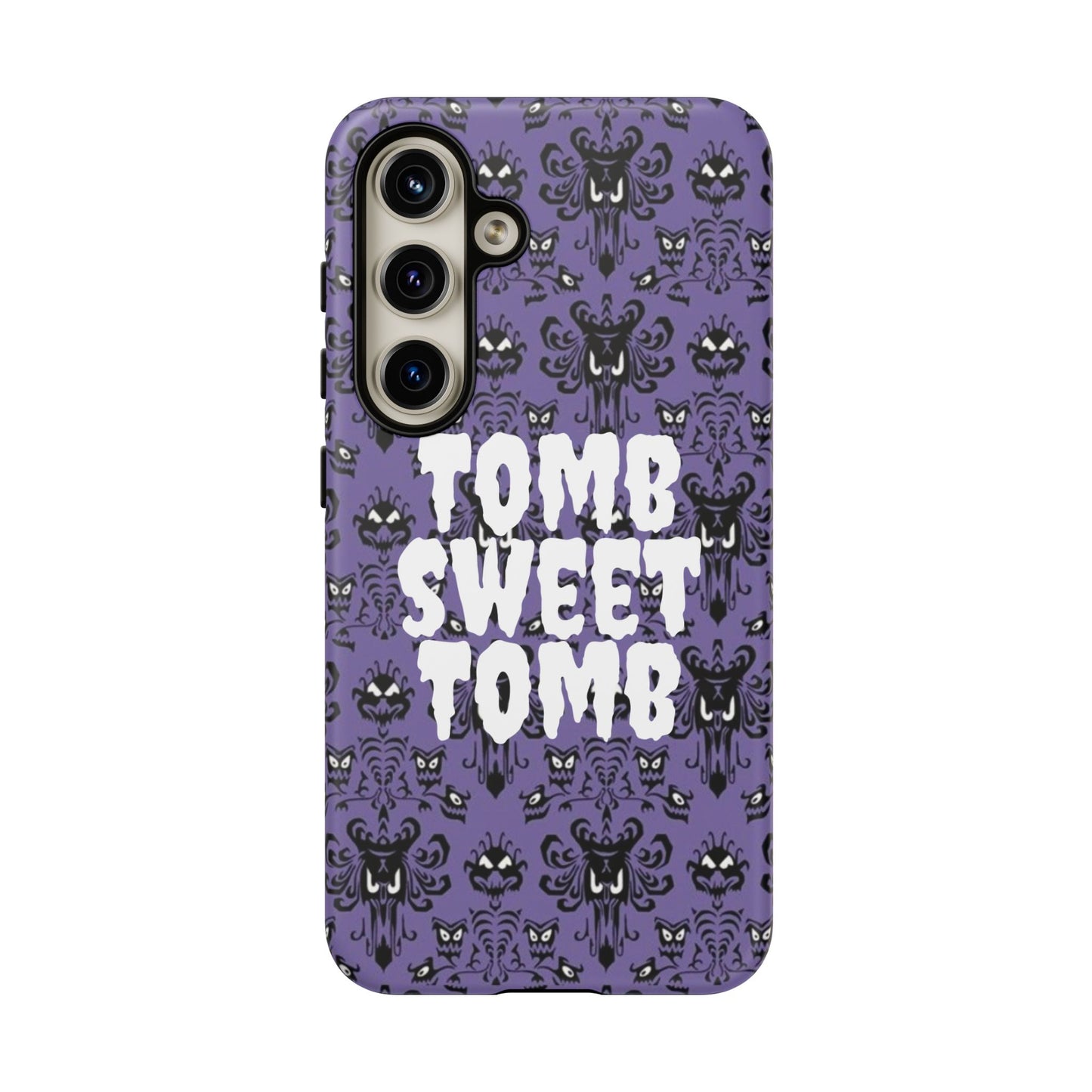 Phone Case - Disney Haunted Mansion Wallpaper Tomb Sweet Tomb