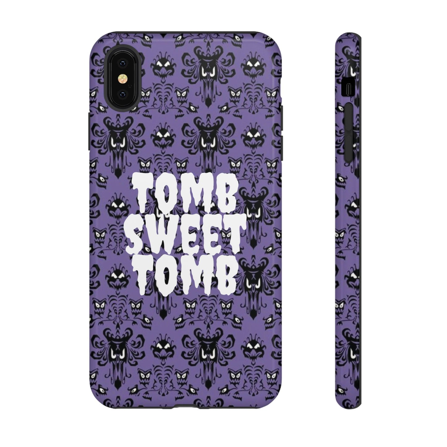 Phone Case - Disney Haunted Mansion Wallpaper Tomb Sweet Tomb