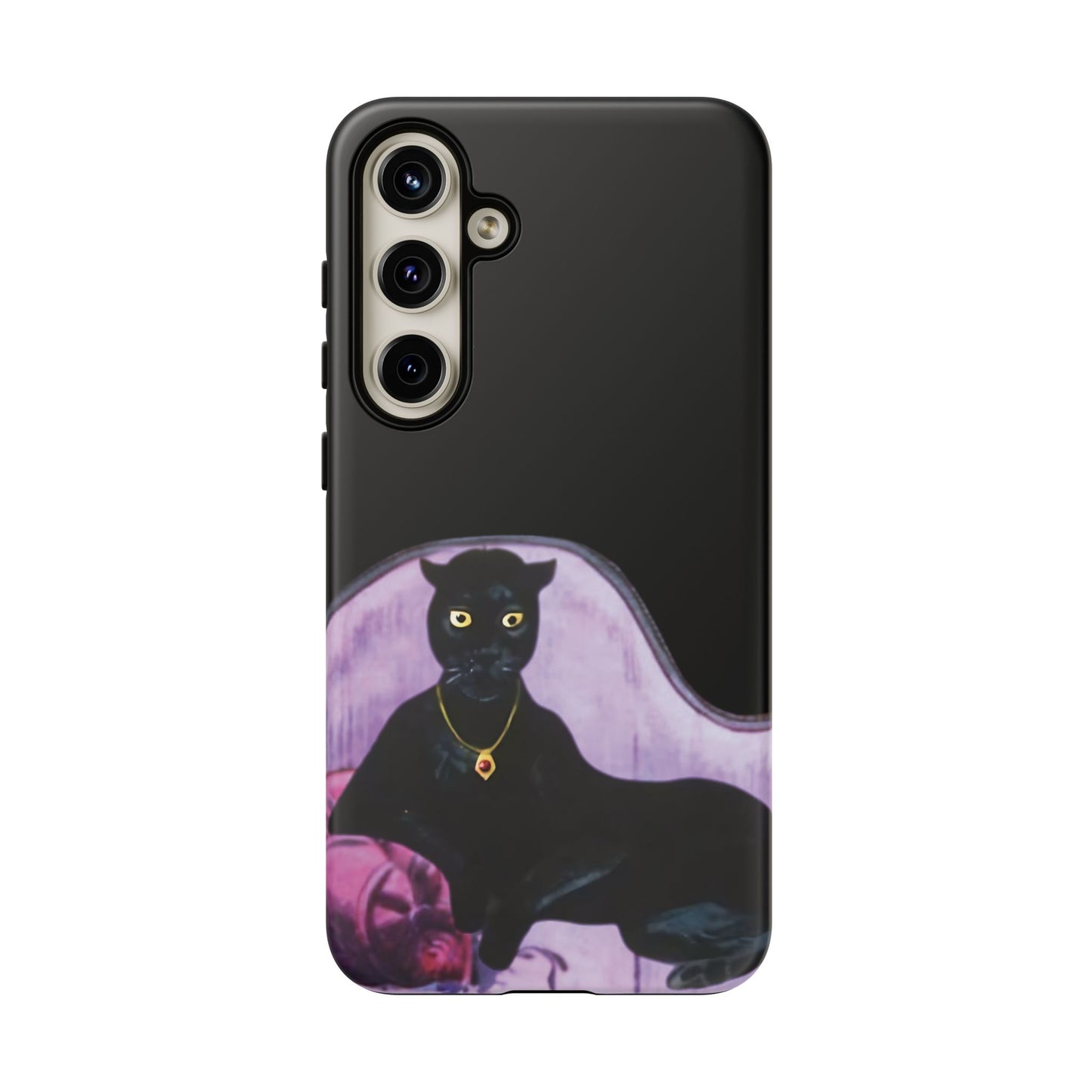 Haunted Mansion Panther Cat Lady Phone Case IPhone and Galaxy