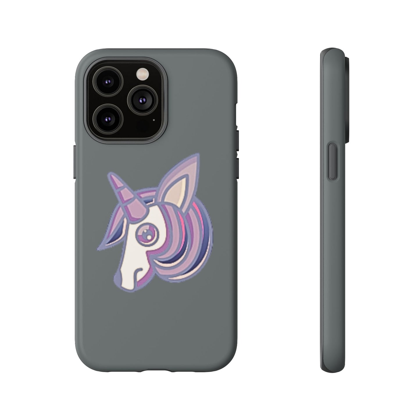 Gothic Unicorn Hard Phone Case for I Phone and Galaxy