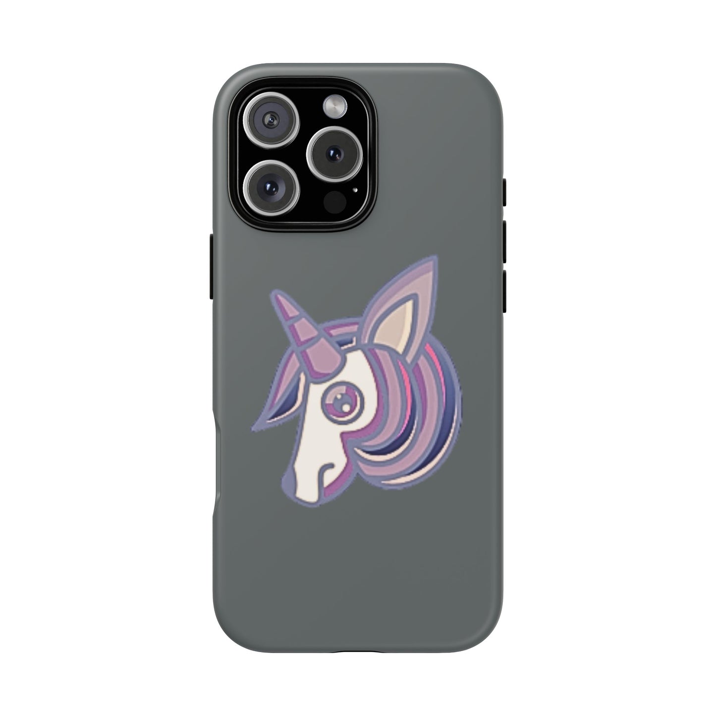 Gothic Unicorn Hard Phone Case for I Phone and Galaxy