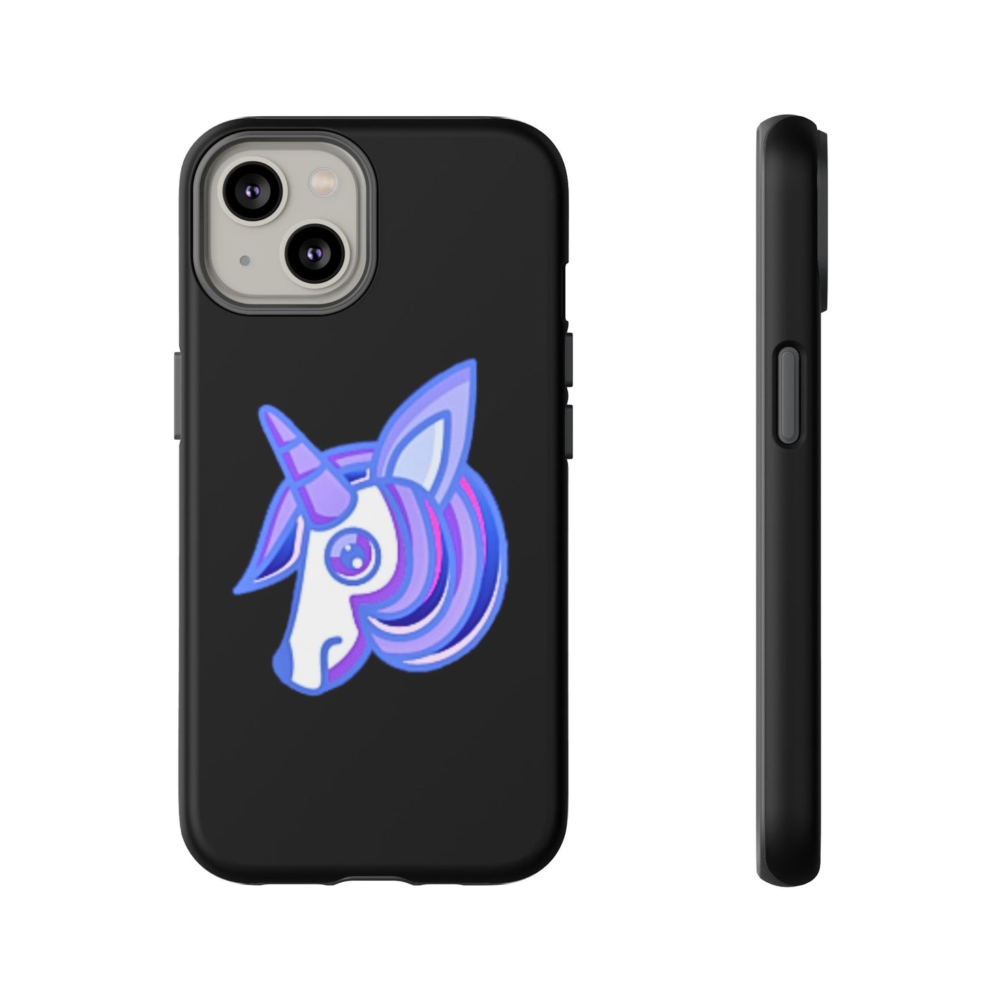 Gothic Unicorn Hard Phone Case for I Phone and Galaxy