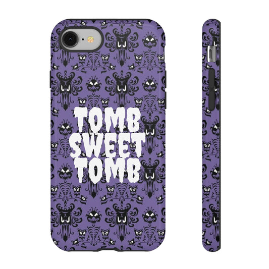 Phone Case - Disney Haunted Mansion Wallpaper Tomb Sweet Tomb