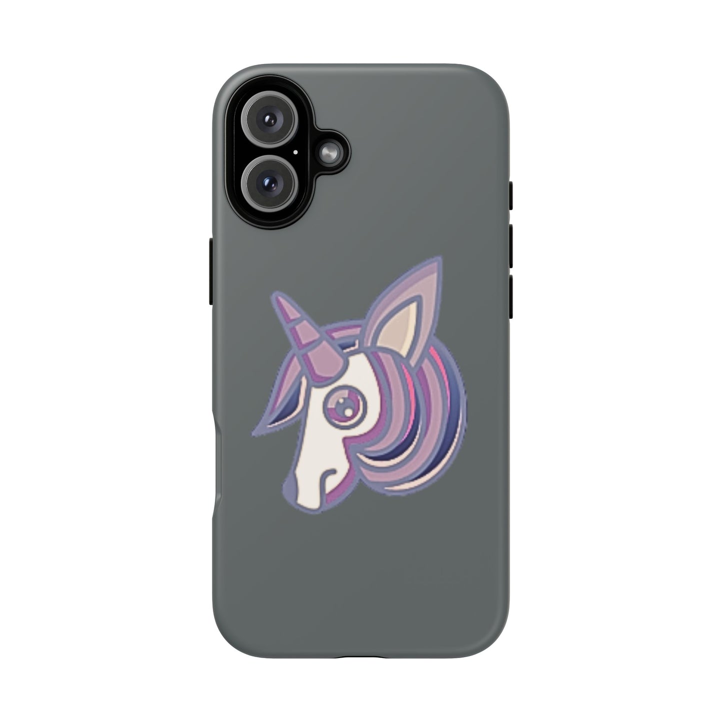 Gothic Unicorn Hard Phone Case for I Phone and Galaxy