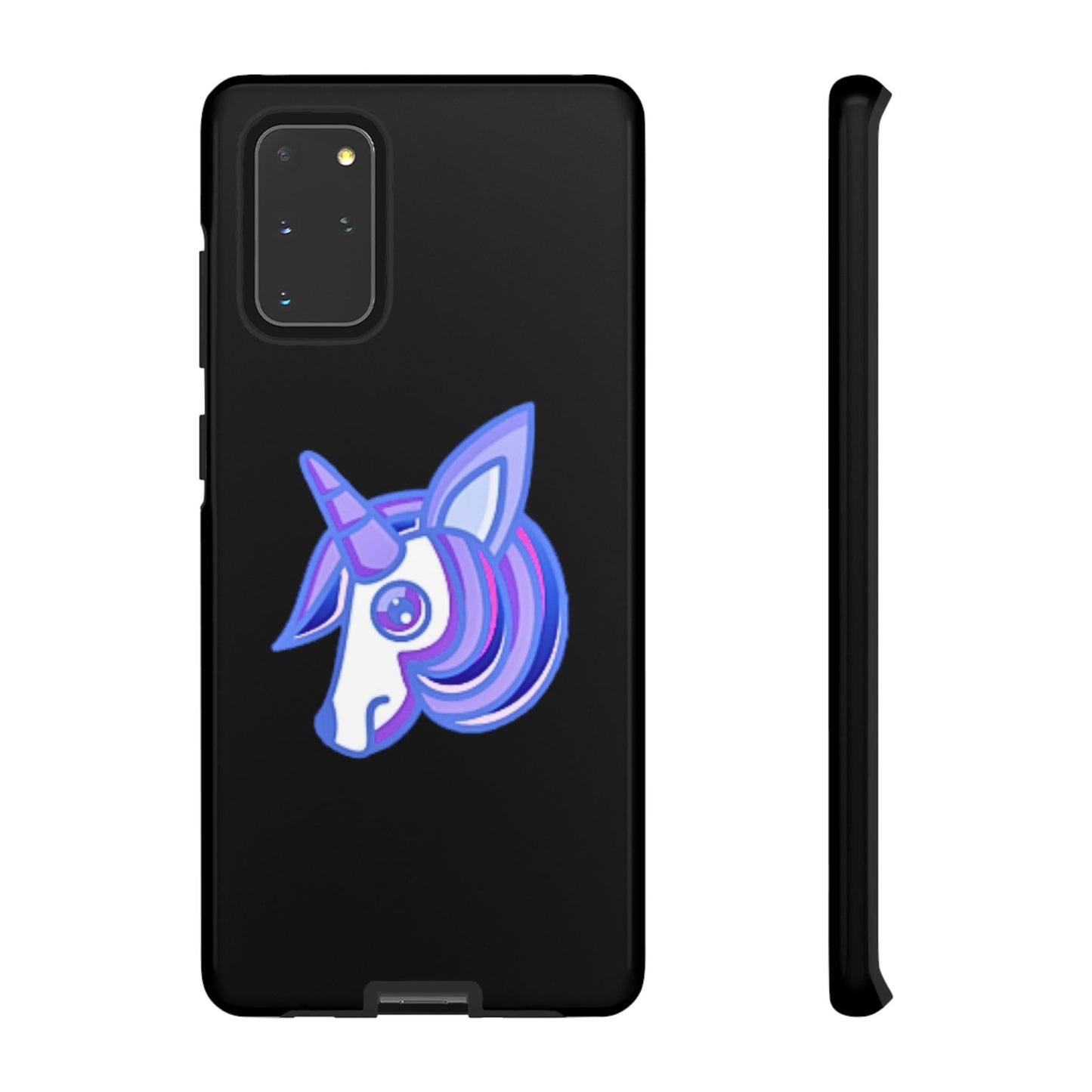 Gothic Unicorn Hard Phone Case for I Phone and Galaxy