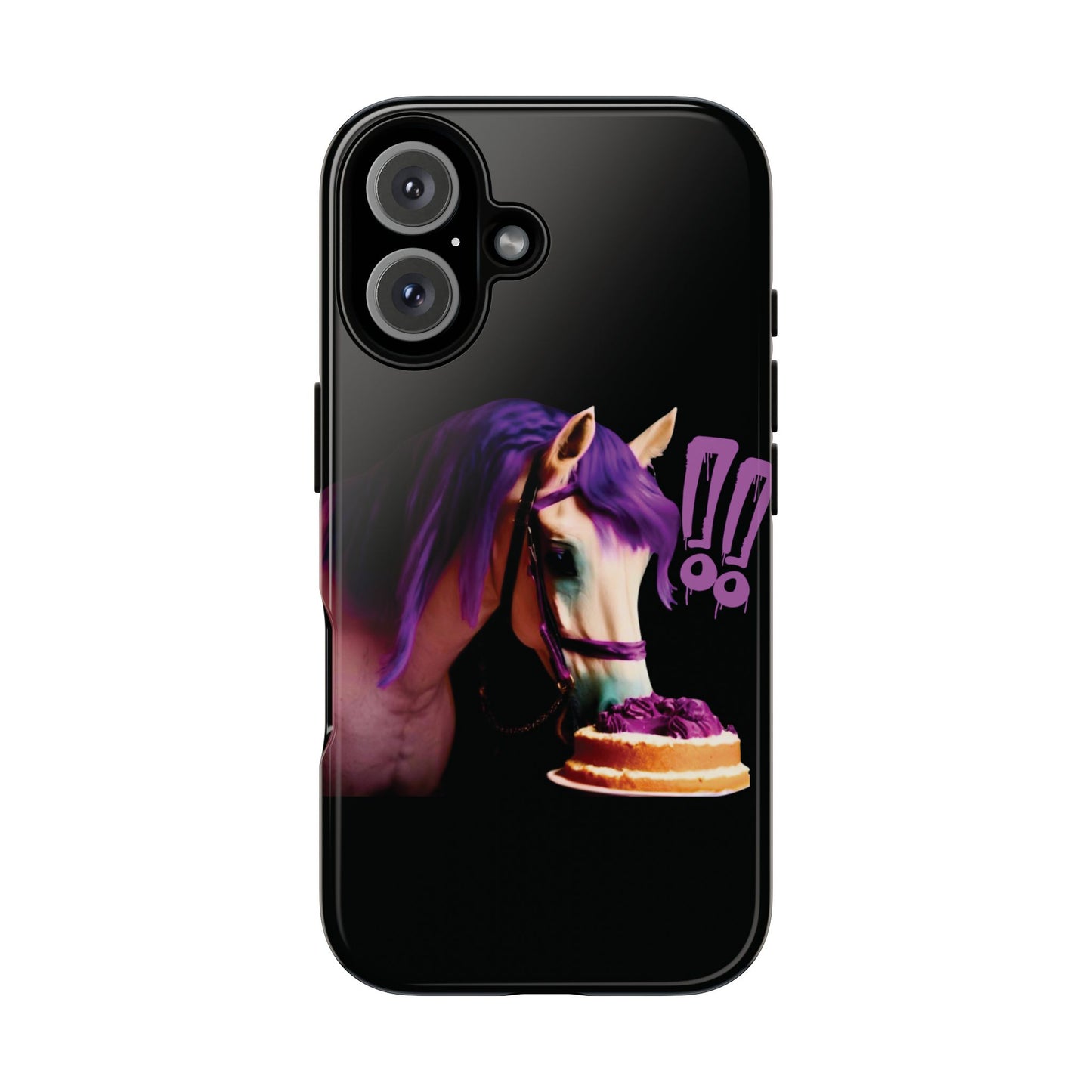 Marie Antoinette Style Horse With Cake Phone Case  for I Phone and Galaxy