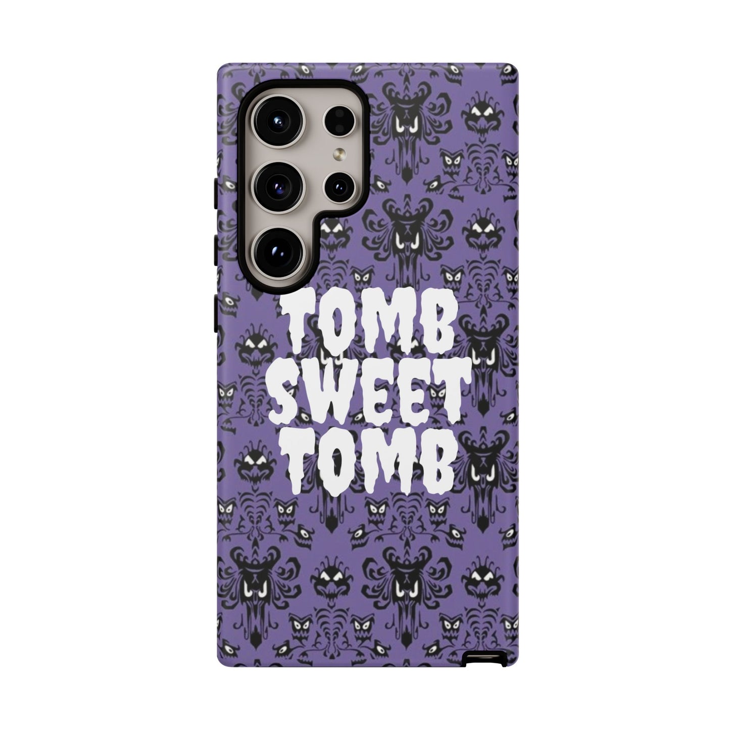 Phone Case - Disney Haunted Mansion Wallpaper Tomb Sweet Tomb