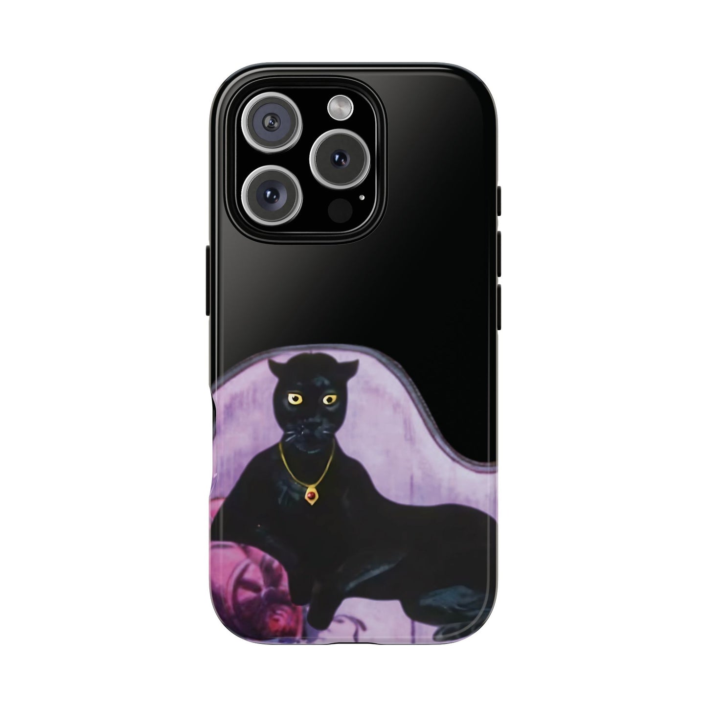 Haunted Mansion Panther Cat Lady Phone Case IPhone and Galaxy