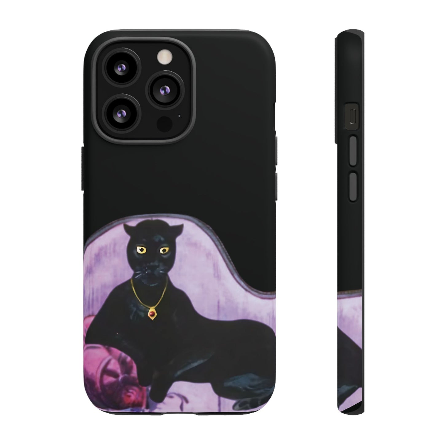 Haunted Mansion Panther Cat Lady Phone Case IPhone and Galaxy