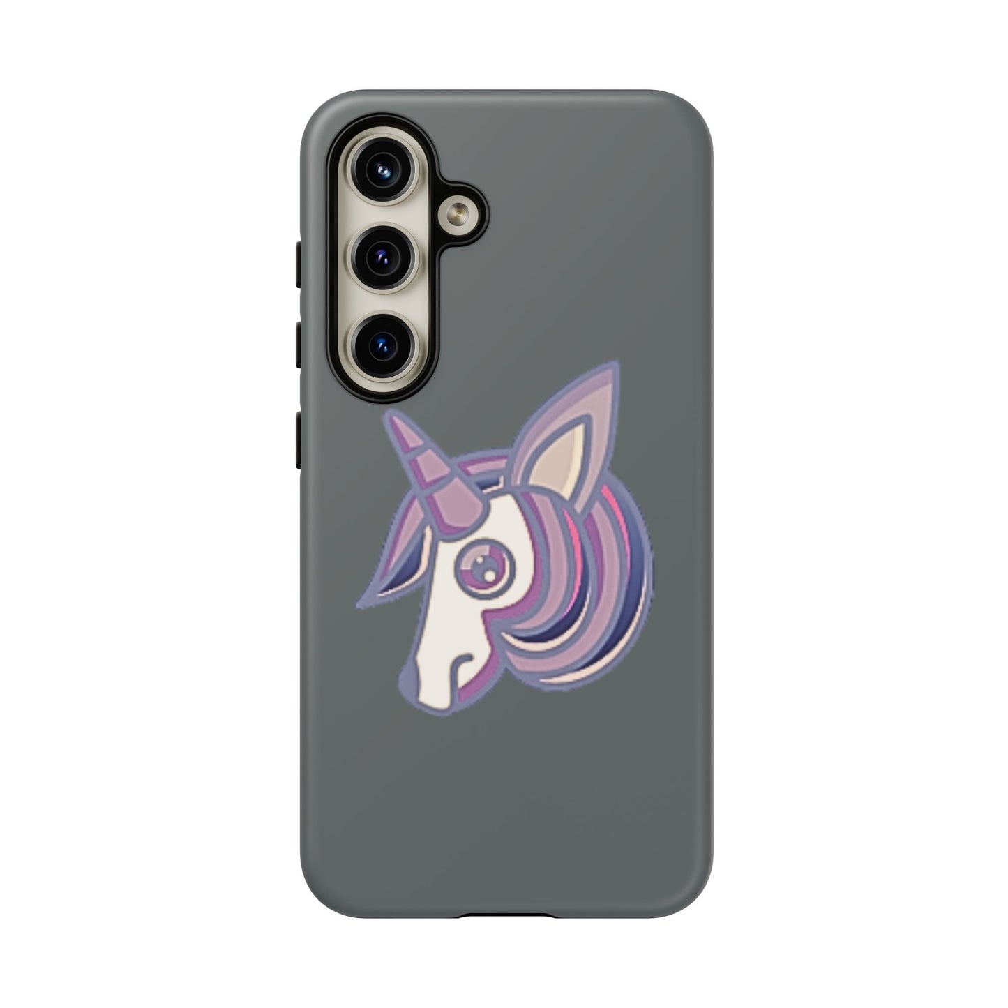 Gothic Unicorn Hard Phone Case for I Phone and Galaxy