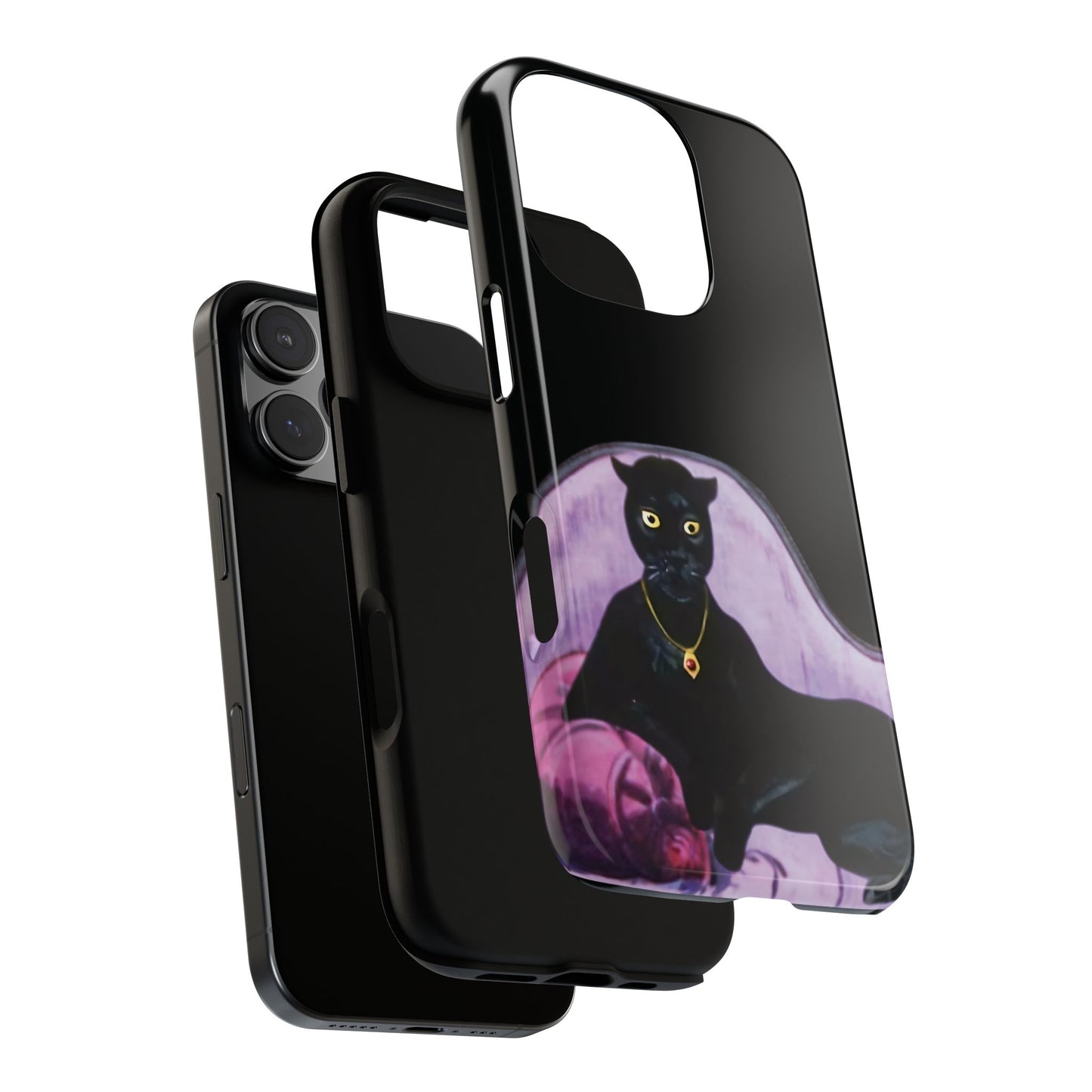 Haunted Mansion Panther Cat Lady Phone Case IPhone and Galaxy