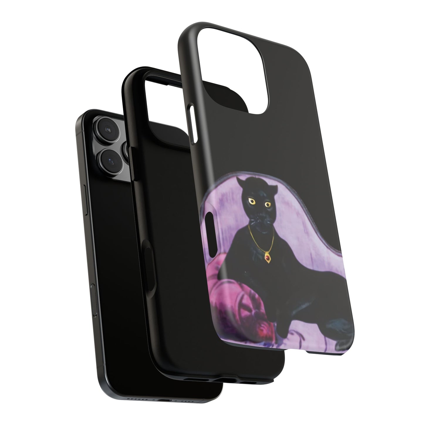 Haunted Mansion Panther Cat Lady Phone Case IPhone and Galaxy