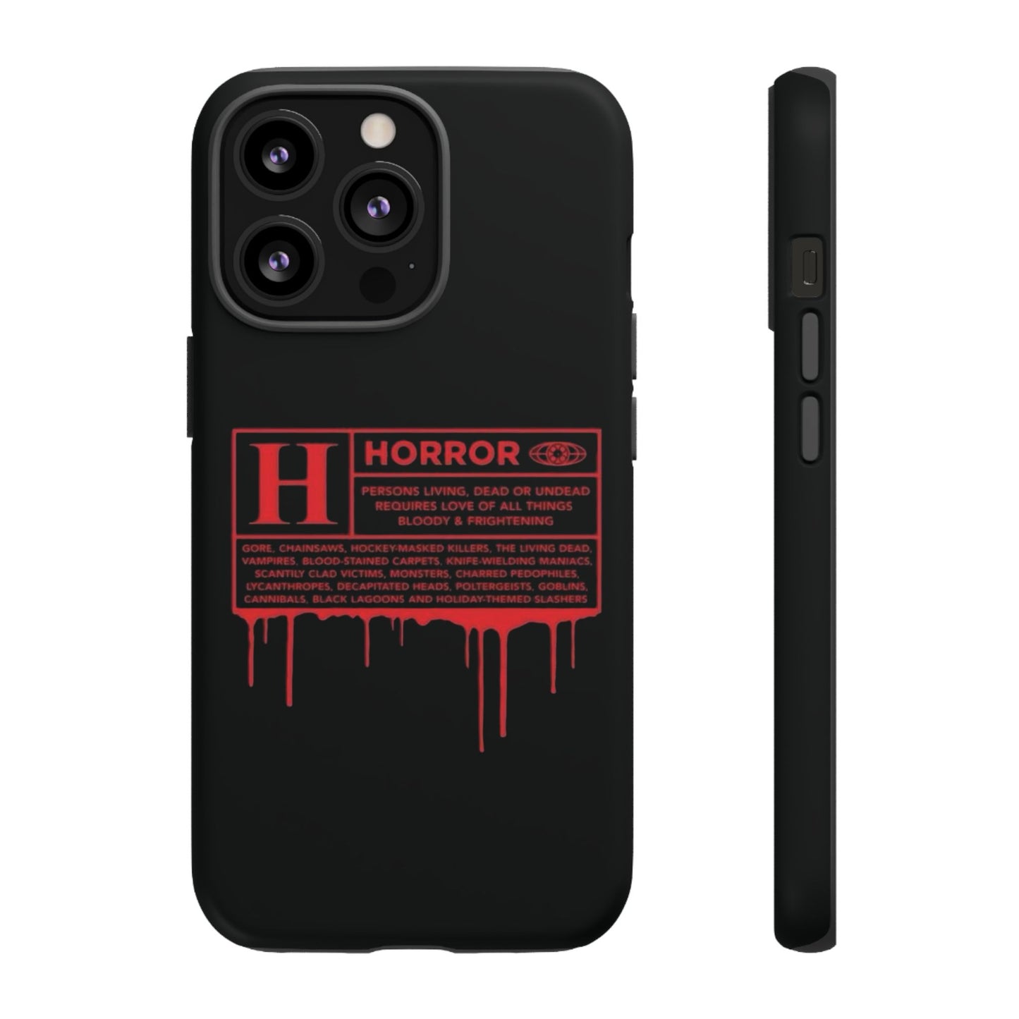 Horror Movie Rating Phone Case