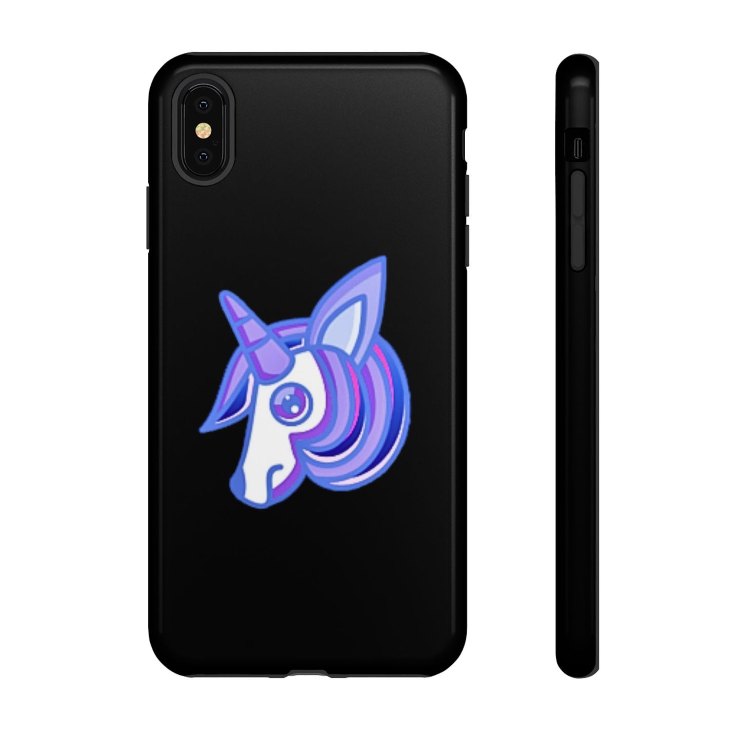 Gothic Unicorn Hard Phone Case for I Phone and Galaxy